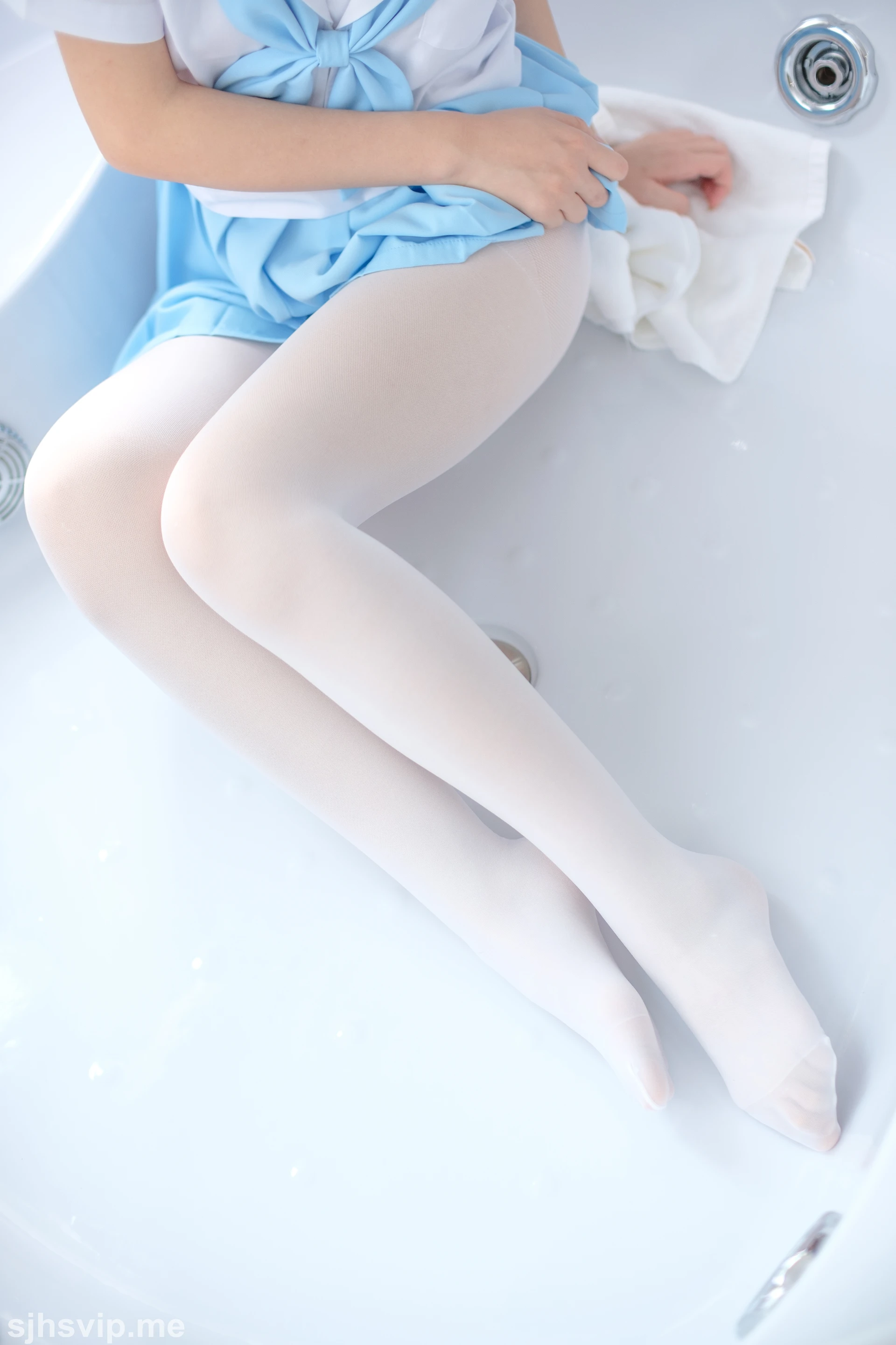 森萝财团 X-032 [129P1V-2.52G]制服, 森萝财团, 水手服, 白丝, 美腿