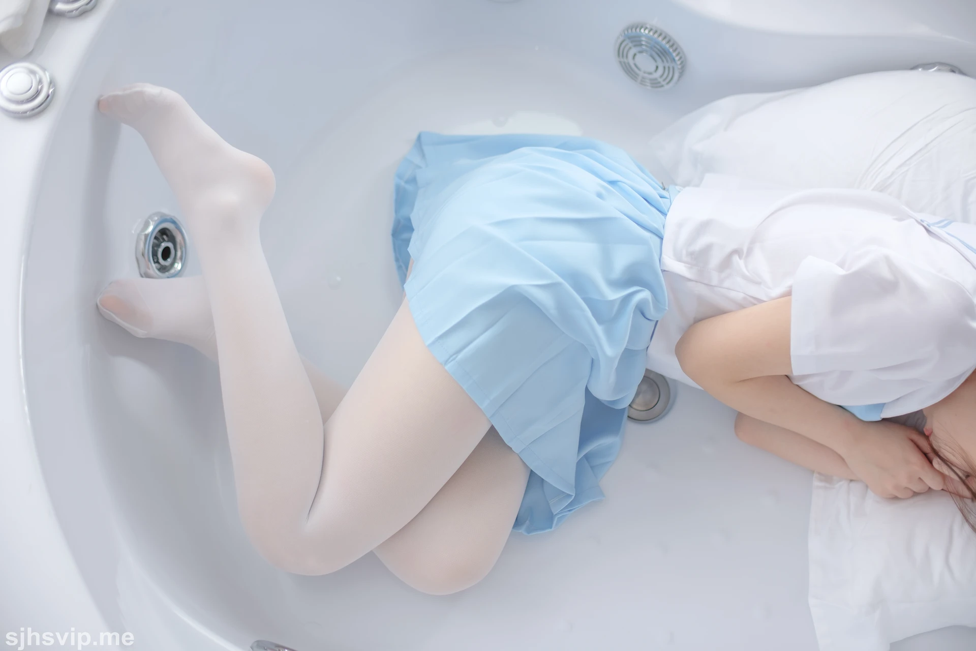 森萝财团 X-032 [129P1V-2.52G]制服, 森萝财团, 水手服, 白丝, 美腿