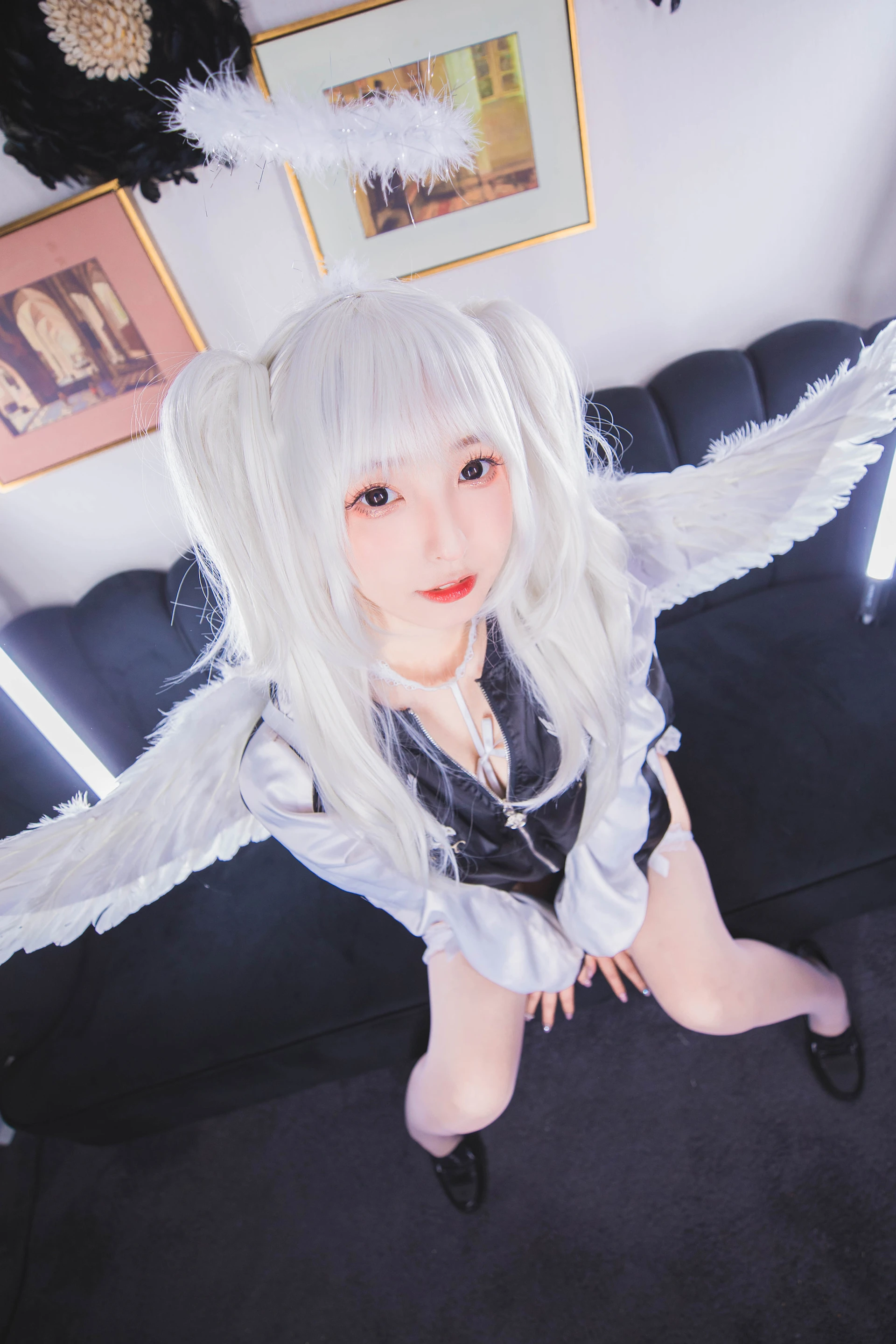 神楽坂真冬 第三季 序号13：《天国に落ちる》坠入天堂 [150P2V-594MB]内衣, 双马尾, 白丝, 神楽坂真冬, 美腿, 美足, 高跟鞋, 黑丝