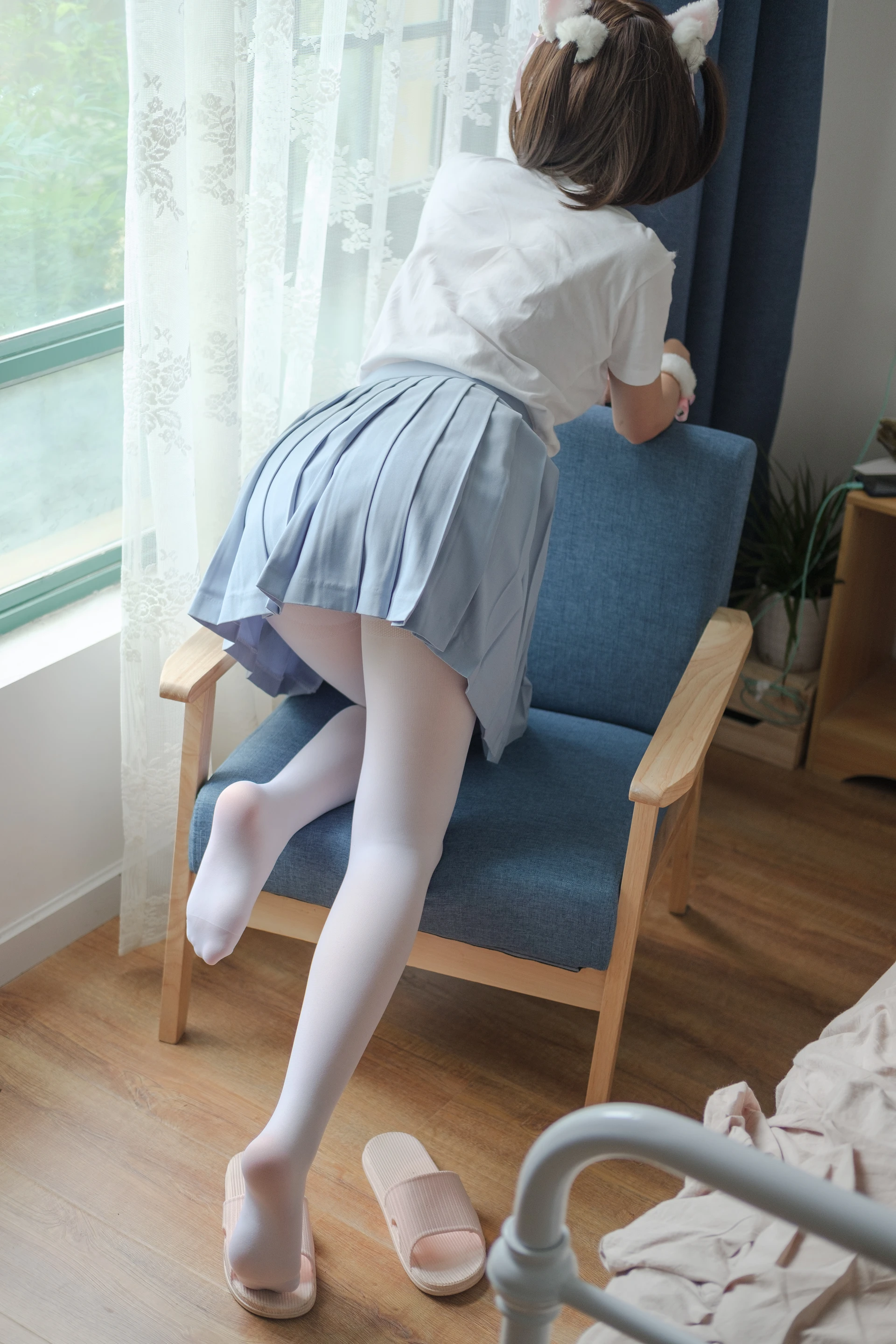 森萝财团 X-031 [88P1V-2.2G]可爱, 森萝财团, 白丝, 美腿