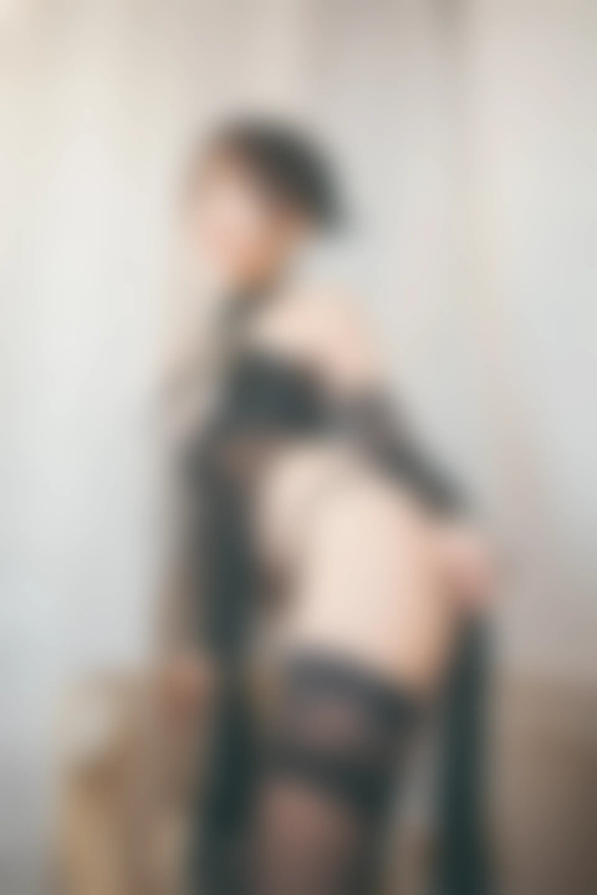 神楽坂真冬 第三季 序号12：《風と月》黑白旗袍 [150P2V-584MB]内衣, 旗袍, 白丝, 神楽坂真冬, 美腿, 美足, 高跟鞋, 黑丝