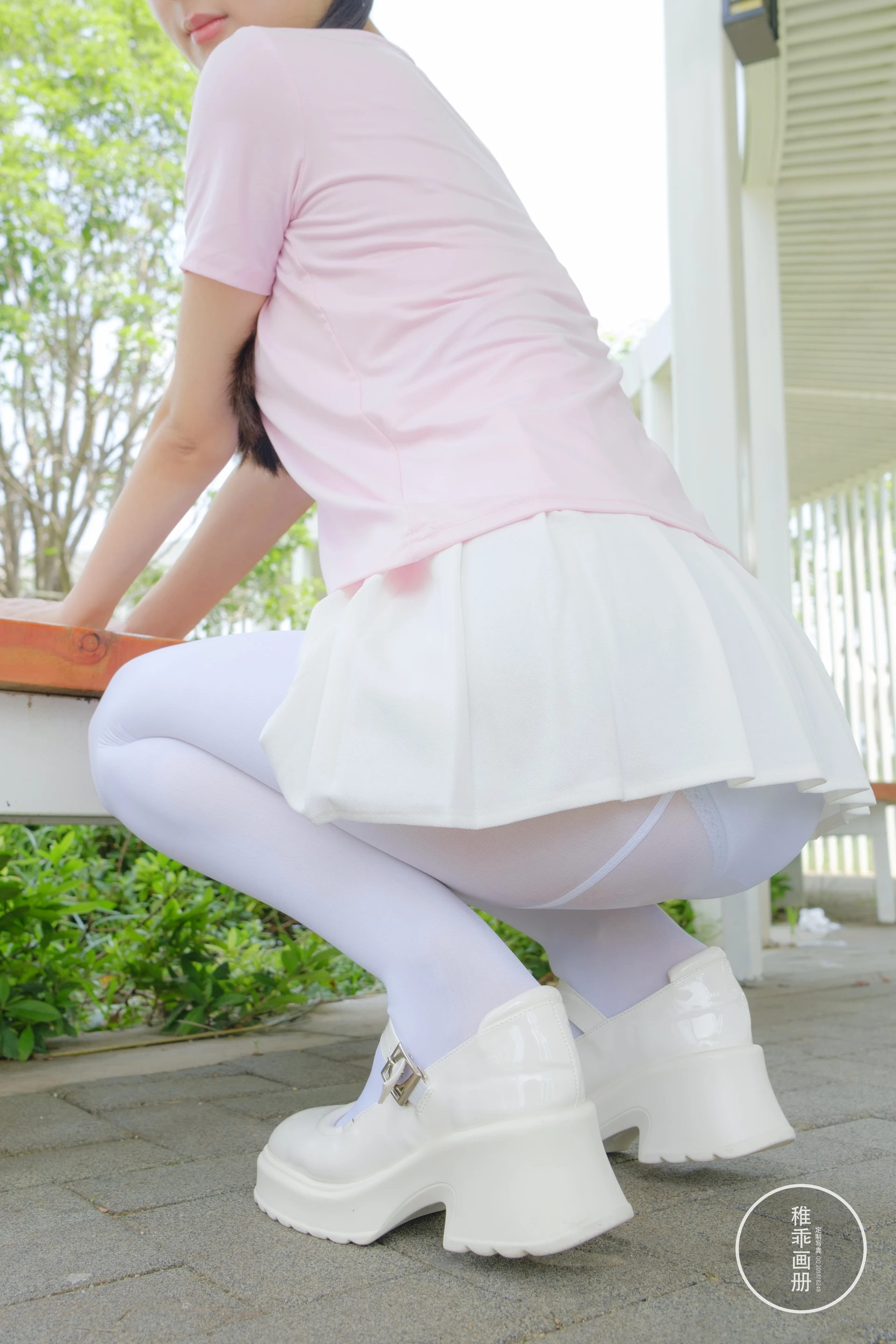 稚乖画册 晴空-08 赤西夜夜 户外80d白丝 双马尾短裙 [84P1V-2.9GB]双马尾, 可爱, 晴空, 白丝, 稚乖画册, 美腿, 美足, 赤西夜夜