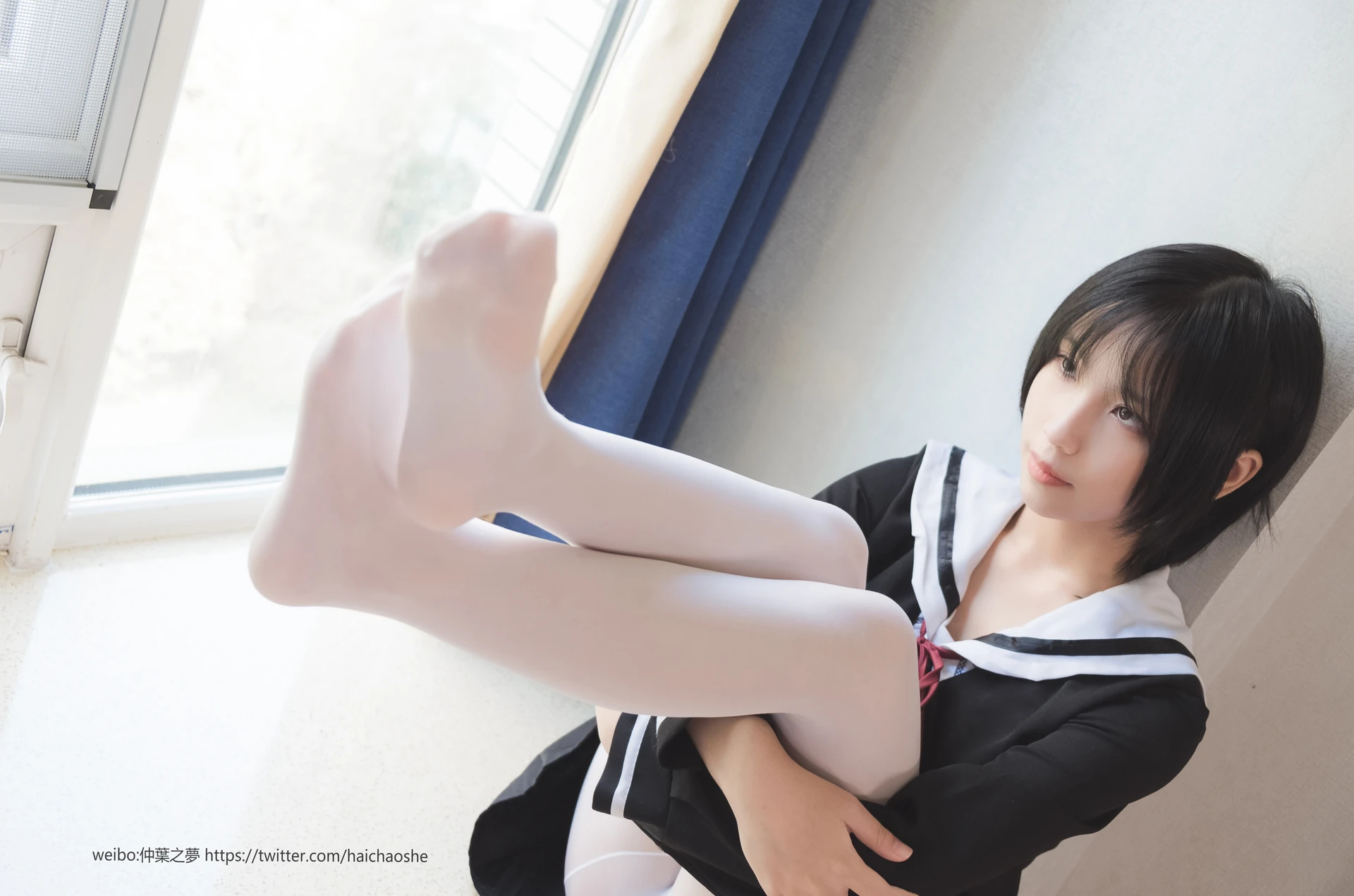 轻兰映画 Grand.016 白丝短发死裤水 [107P-633.1M]死裤水, 白丝, 短发, 美腿, 美足, 轻兰映画