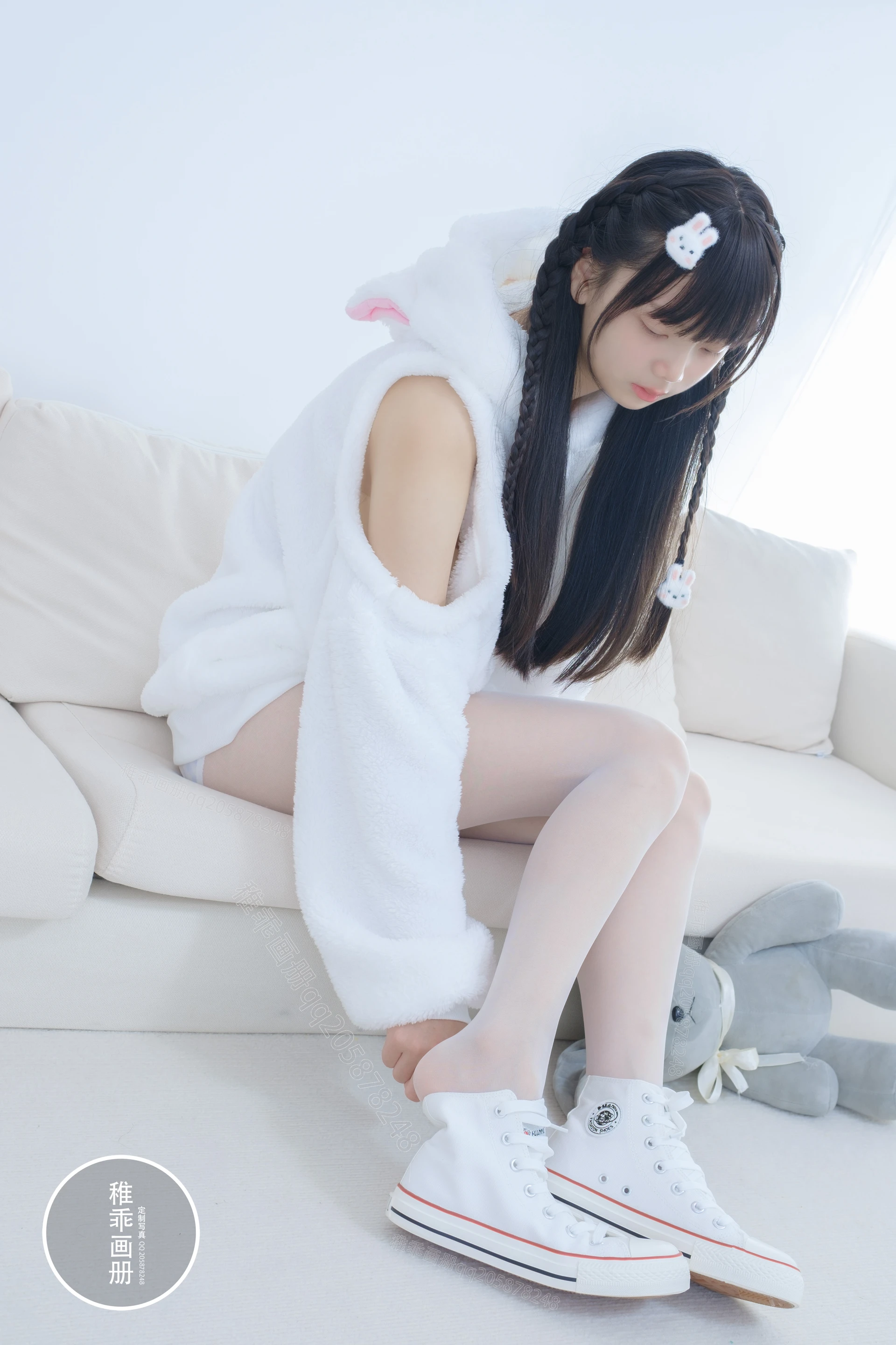 稚乖画册 晴空-10 赤西夜夜 超透明白丝美腿 [80P1V-1.85GB]双马尾, 可爱, 晴空, 白丝, 稚乖画册, 美腿, 美足, 赤西夜夜