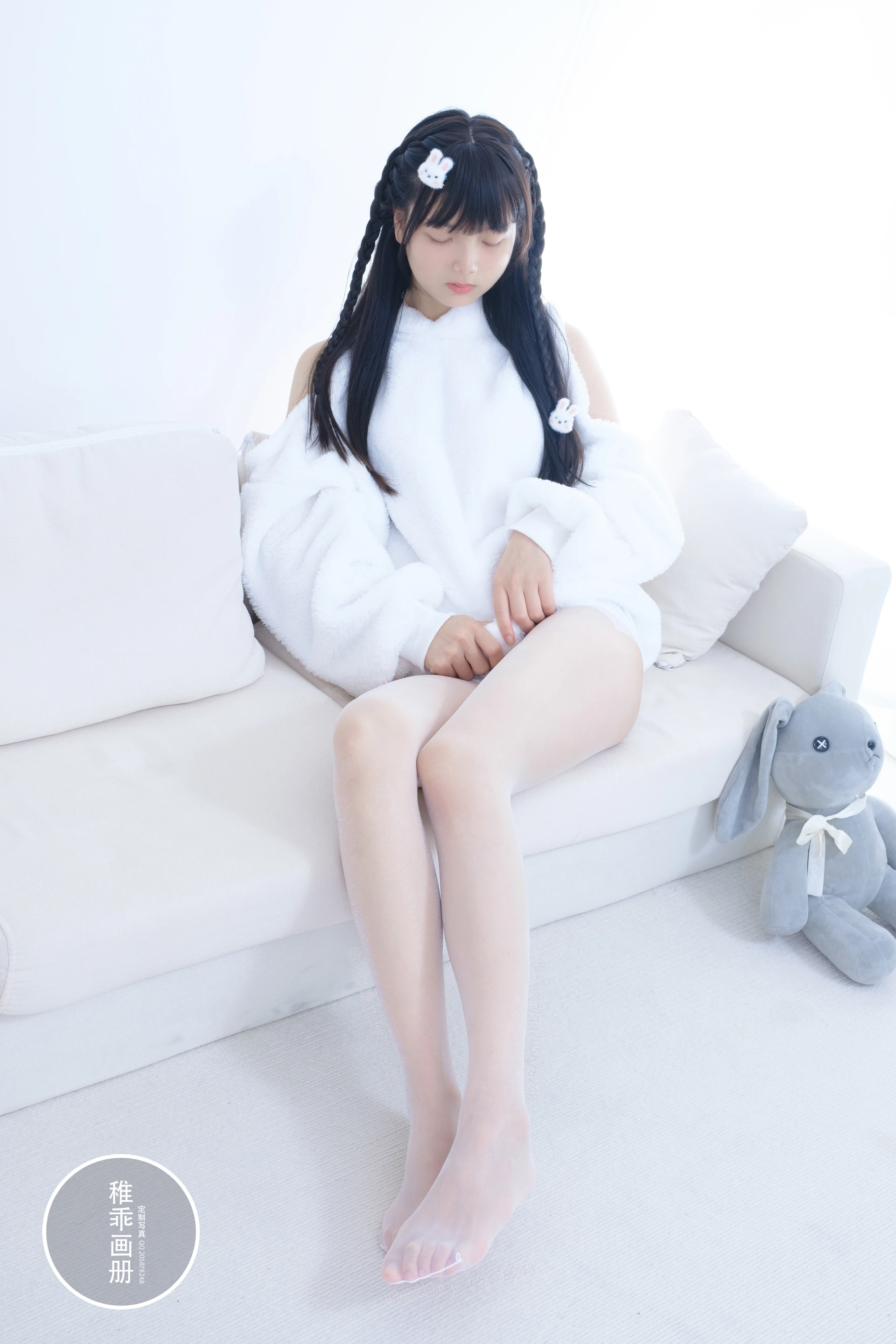 稚乖画册 晴空-10 赤西夜夜 超透明白丝美腿 [80P1V-1.85GB]双马尾, 可爱, 晴空, 白丝, 稚乖画册, 美腿, 美足, 赤西夜夜