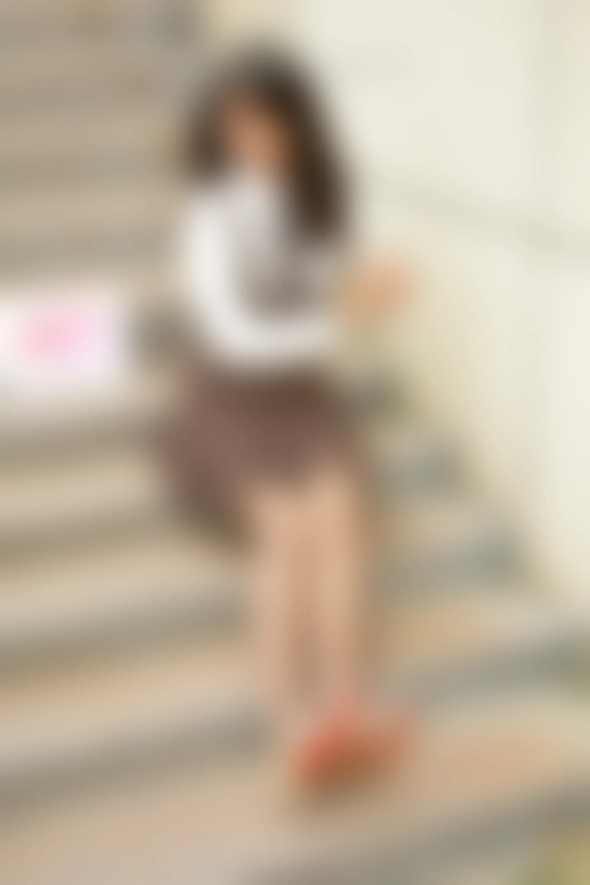初夏女神 NO.087 点点 咖啡JK[140P+1V／3.32GB]