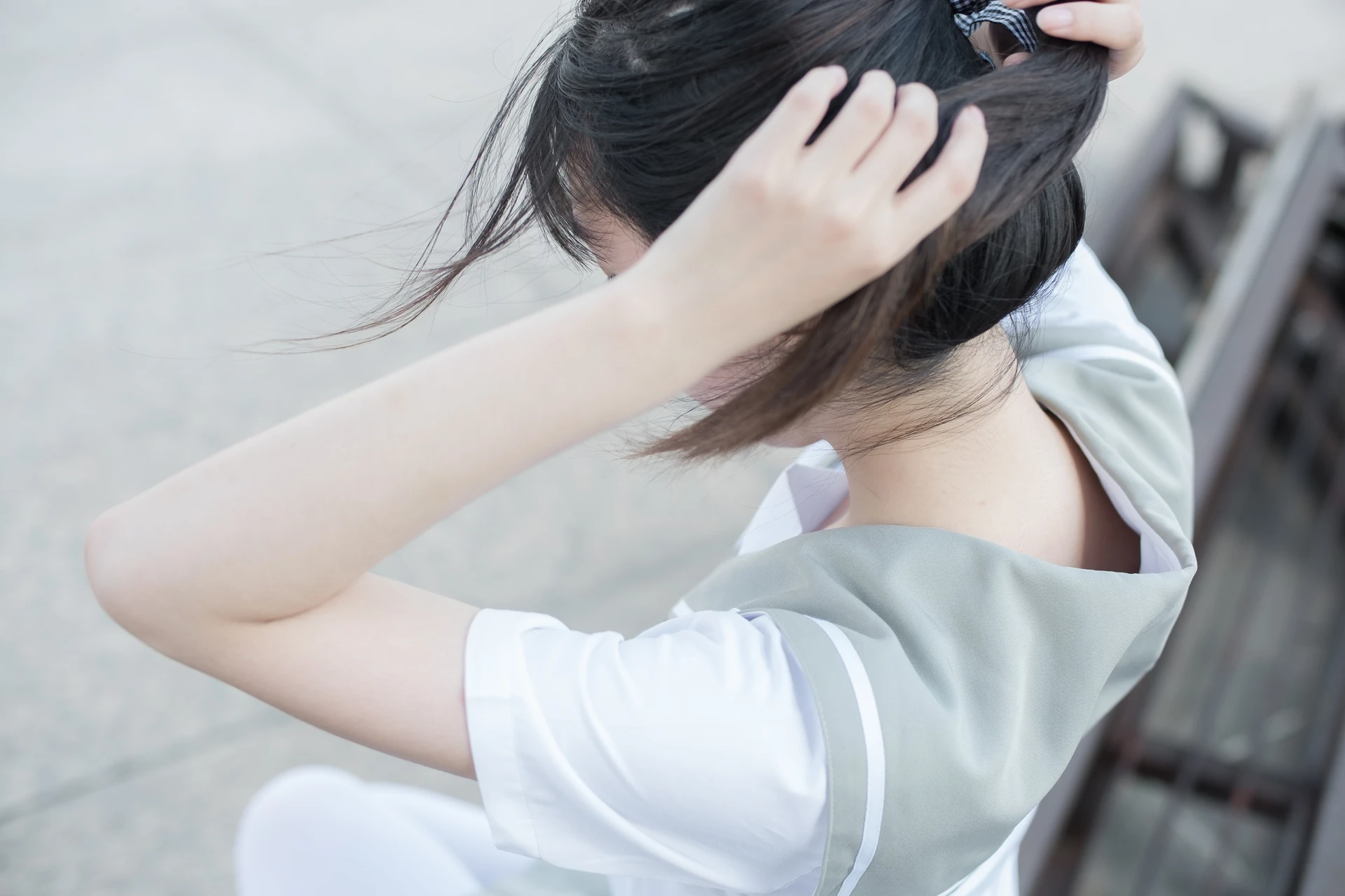 森萝财团 R15-026 [79P-407M]可爱, 学生装, 森萝财团, 白丝, 美腿