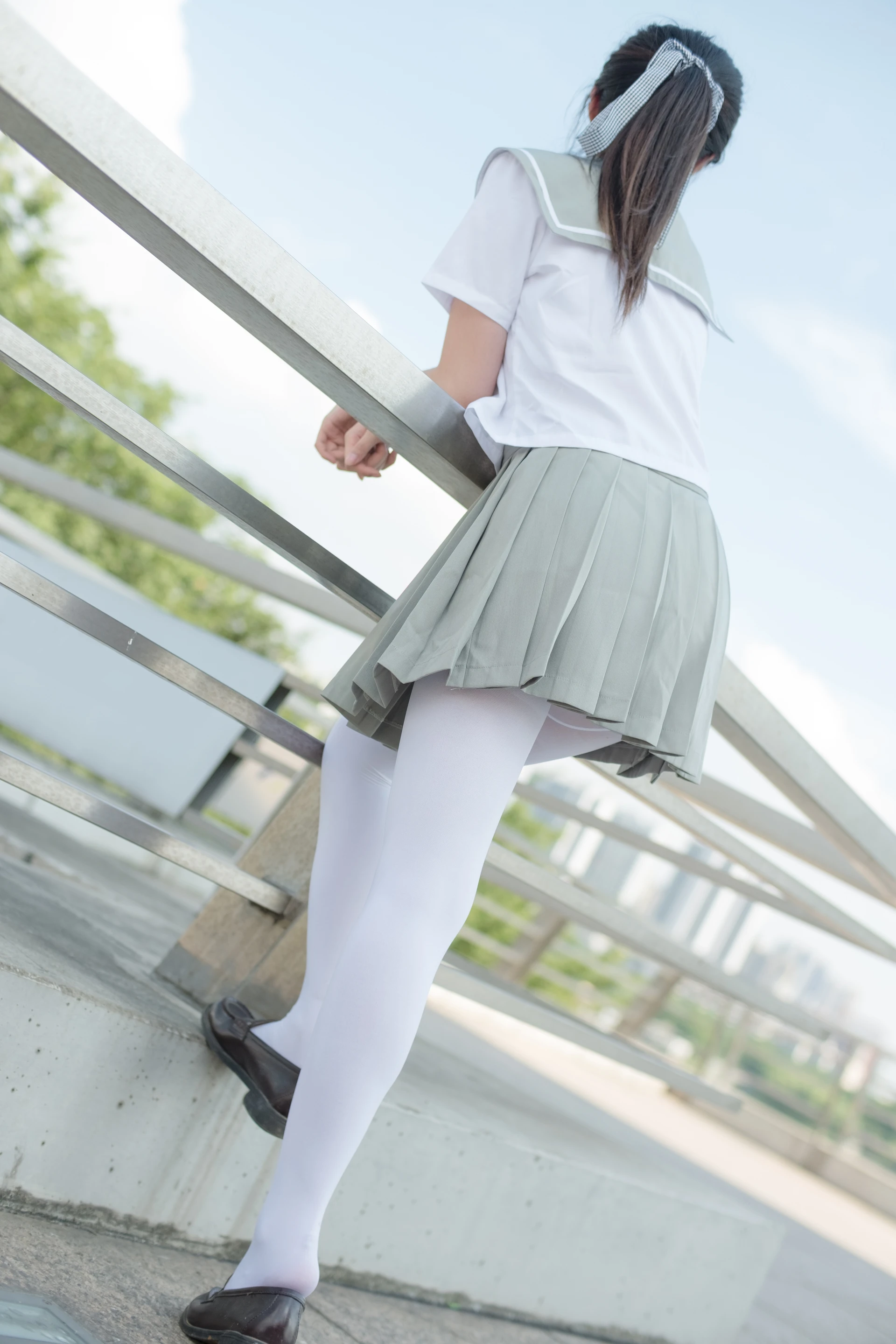 森萝财团 R15-026 [79P-407M]可爱, 学生装, 森萝财团, 白丝, 美腿