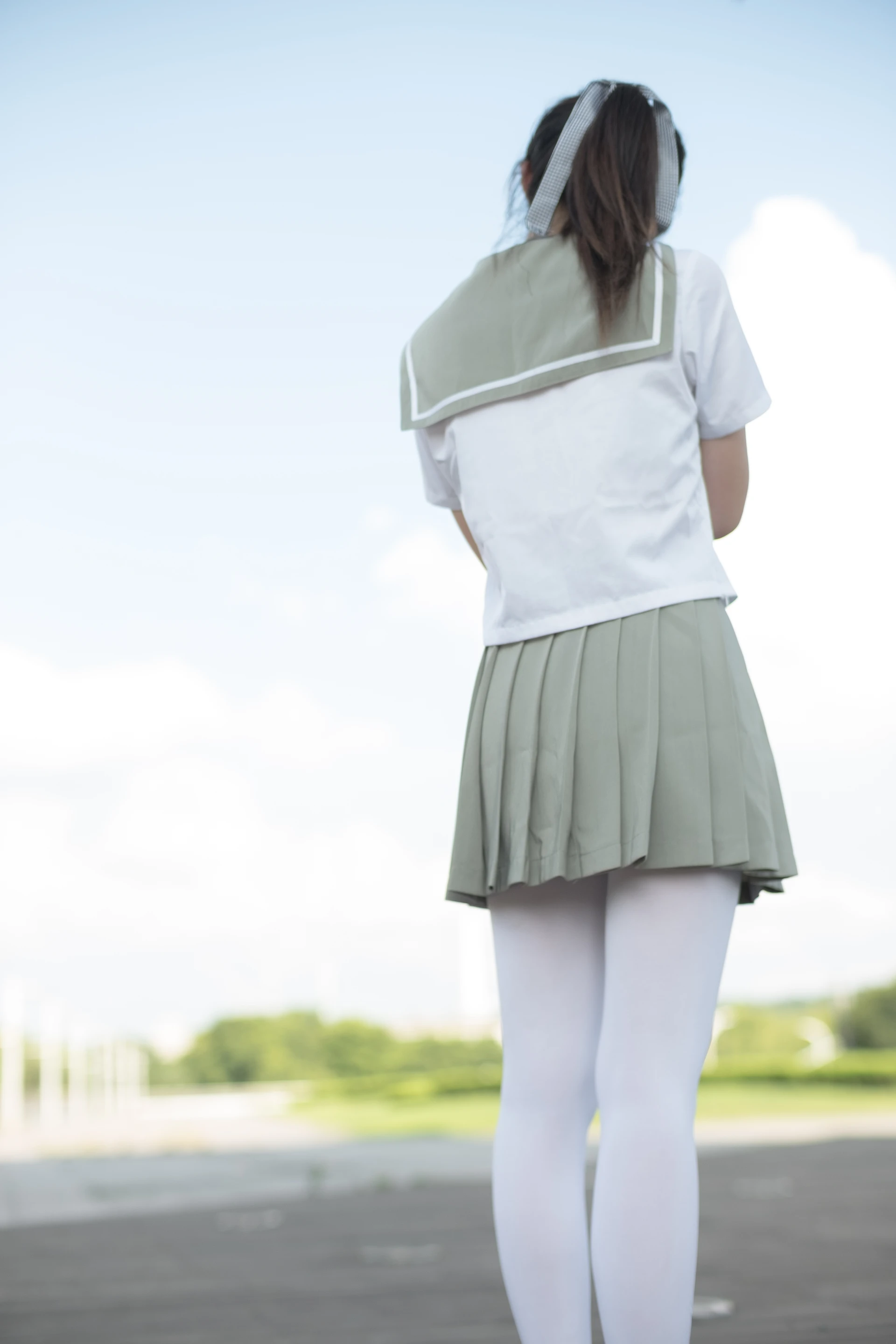 森萝财团 R15-026 [79P-407M]可爱, 学生装, 森萝财团, 白丝, 美腿