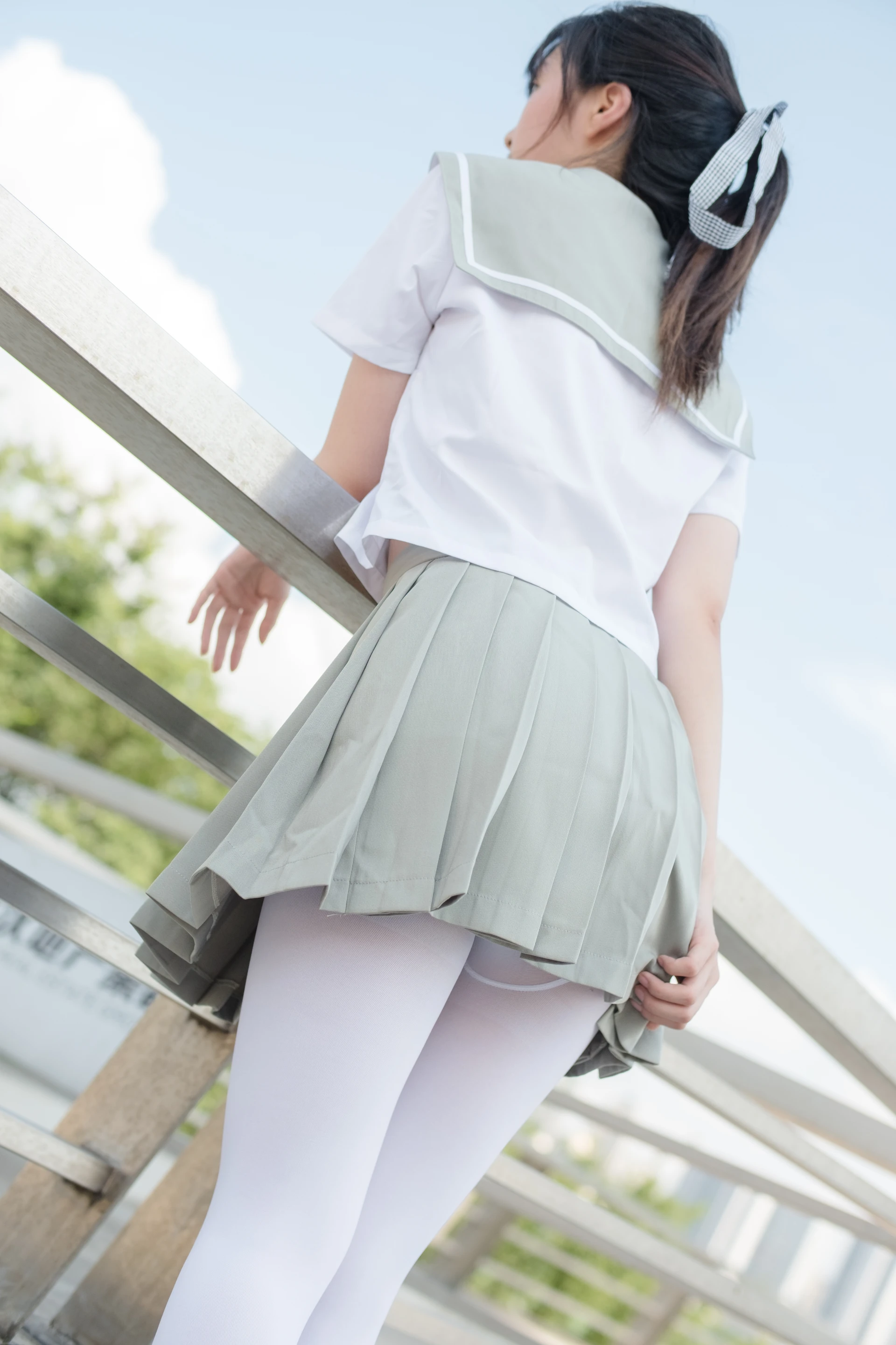 森萝财团 R15-026 [79P-407M]可爱, 学生装, 森萝财团, 白丝, 美腿