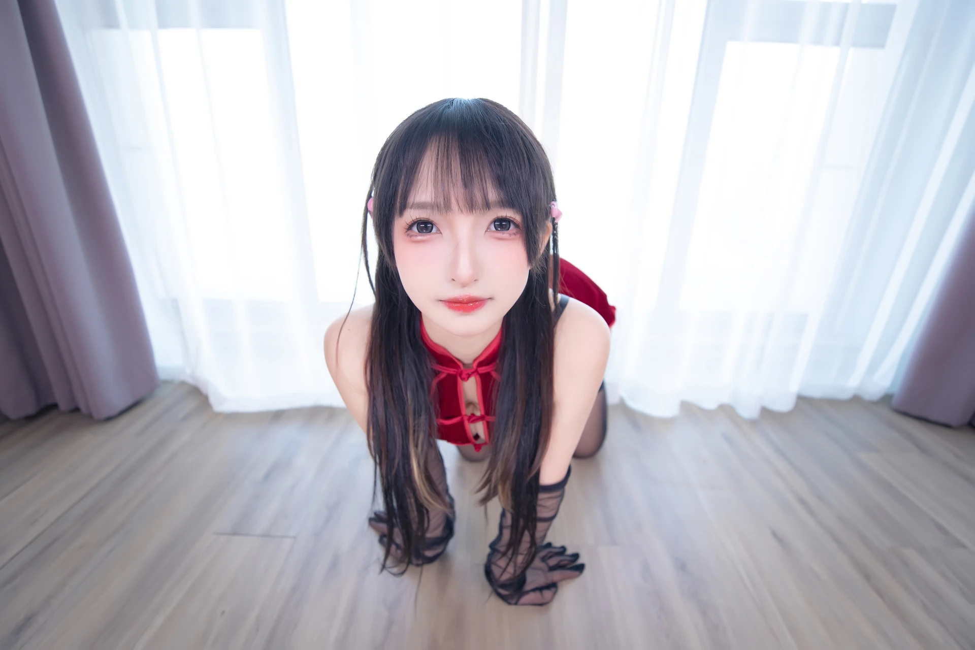 神楽坂真冬 第四季 序号15：《甜蜜皮鞭》 [75P-168MB]内衣, 双马尾, 旗袍, 神楽坂真冬, 美腿, 美足, 黑丝