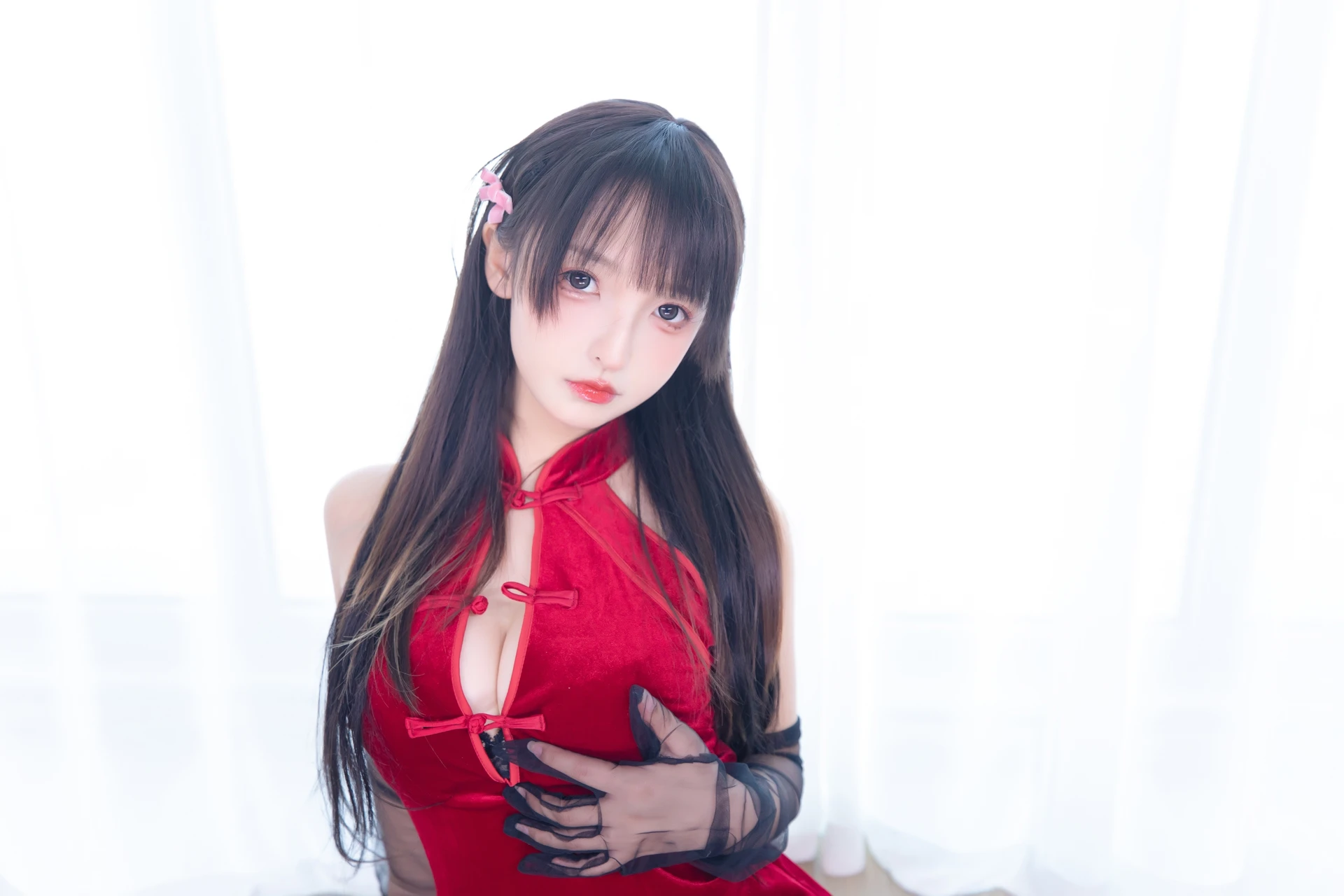 神楽坂真冬 第四季 序号15：《甜蜜皮鞭》 [75P-168MB]内衣, 双马尾, 旗袍, 神楽坂真冬, 美腿, 美足, 黑丝