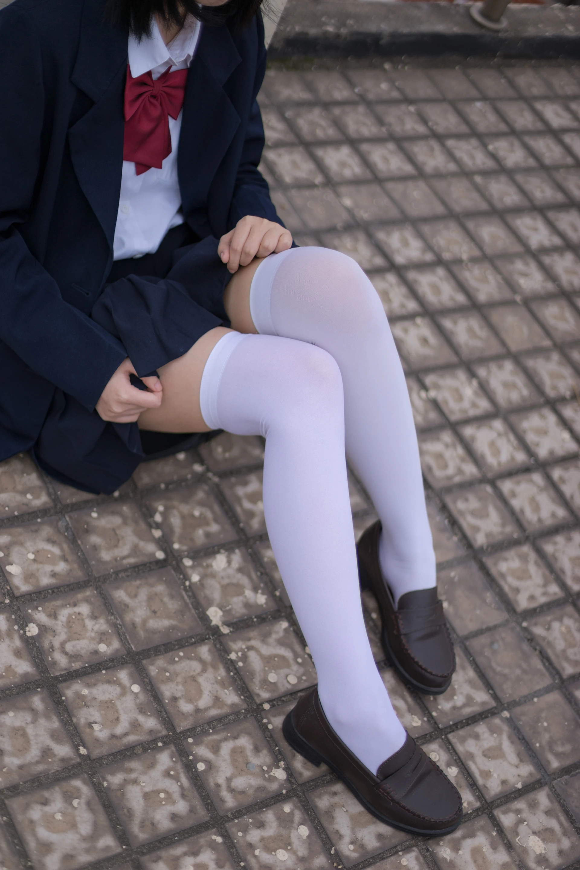 轻兰映画 VOL.004 [48P-447M]可爱, 学生装, 白丝, 美腿, 轻兰映画