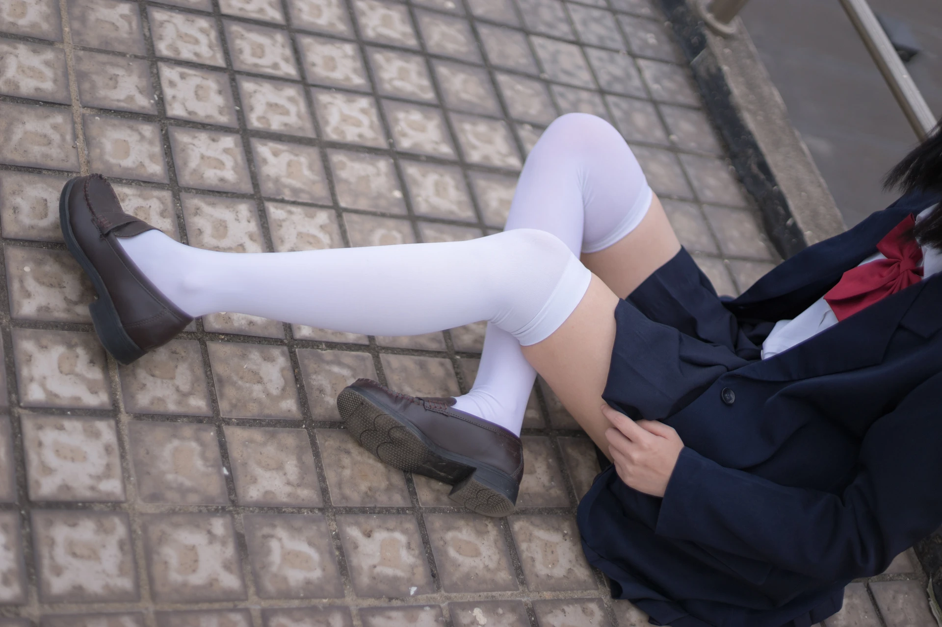 轻兰映画 VOL.004 [48P-447M]可爱, 学生装, 白丝, 美腿, 轻兰映画