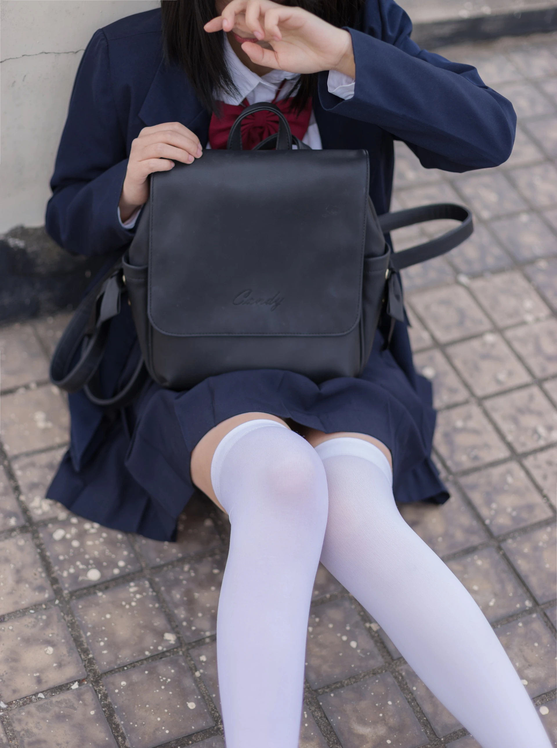 轻兰映画 VOL.004 [48P-447M]可爱, 学生装, 白丝, 美腿, 轻兰映画