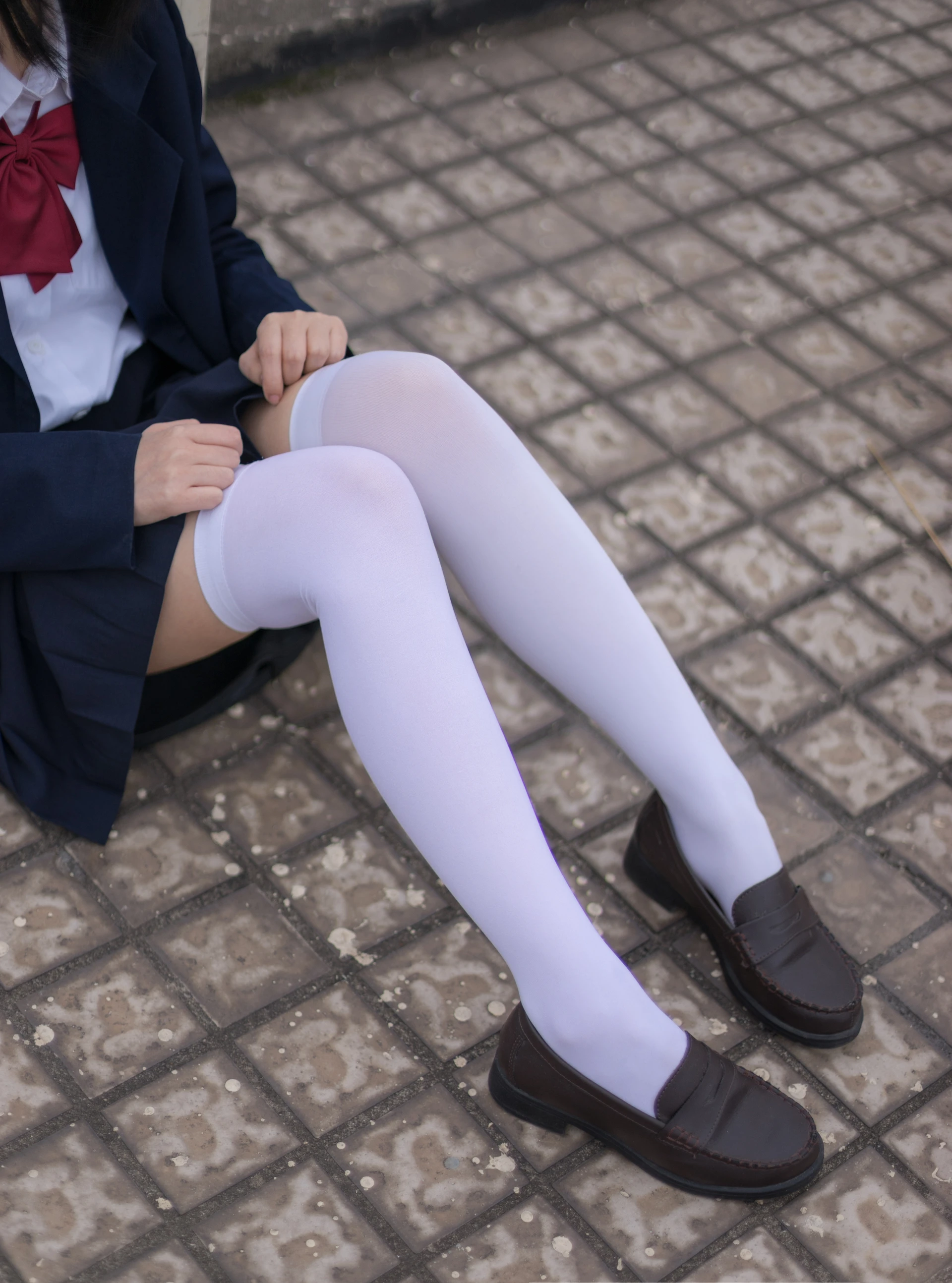 轻兰映画 VOL.004 [48P-447M]可爱, 学生装, 白丝, 美腿, 轻兰映画