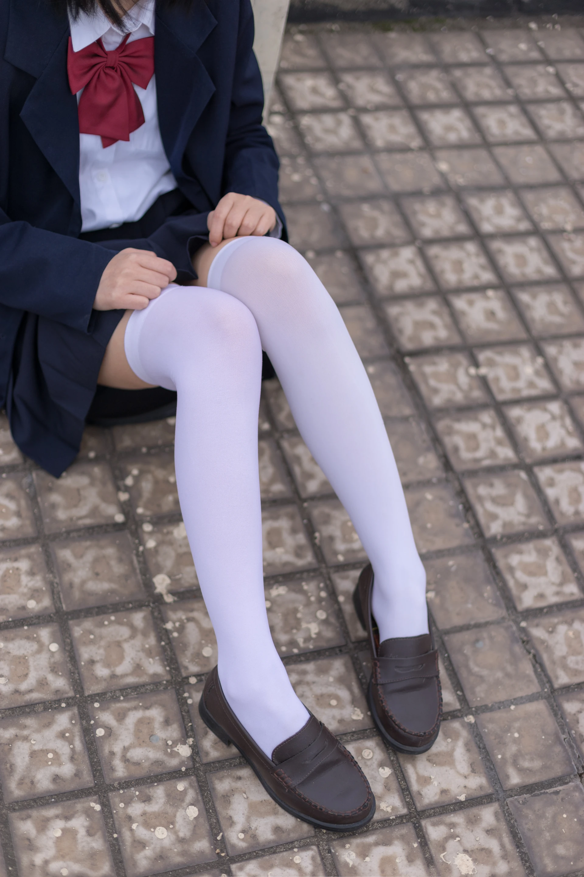 轻兰映画 VOL.004 [48P-447M]可爱, 学生装, 白丝, 美腿, 轻兰映画