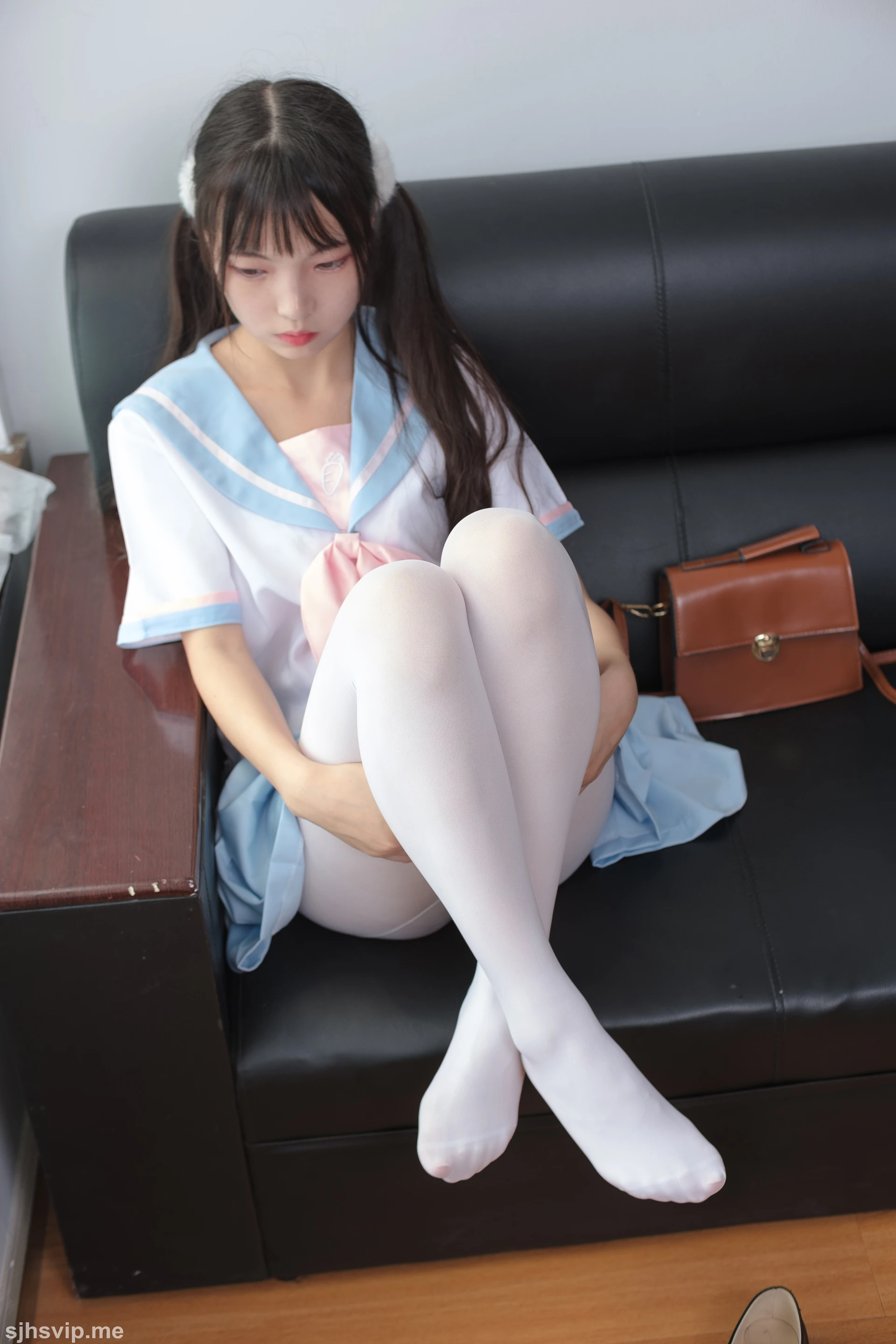 森萝财团 X-037 [75P1V-2.36G]可爱, 森萝财团, 水手服, 白丝