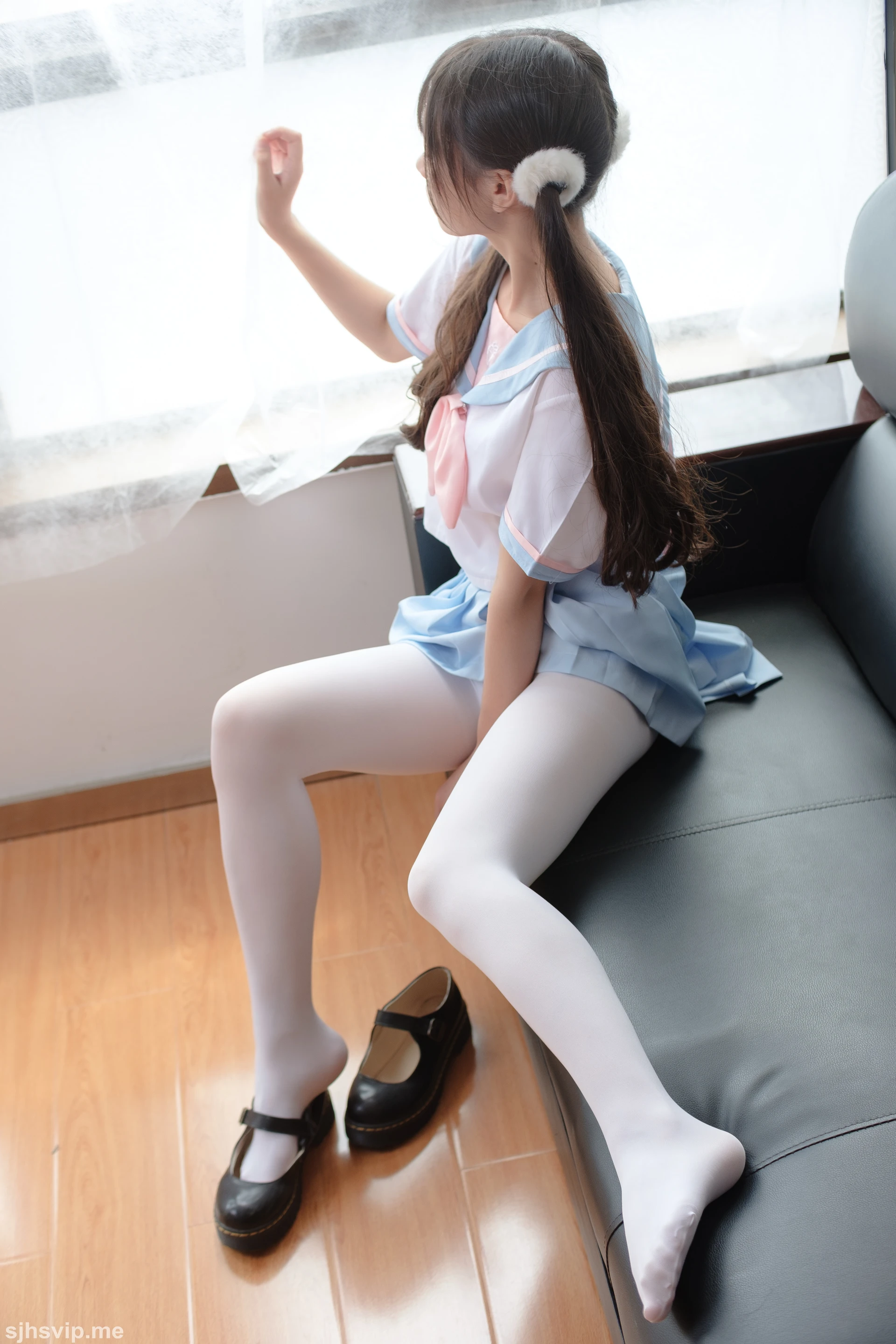 森萝财团 X-037 [75P1V-2.36G]可爱, 森萝财团, 水手服, 白丝