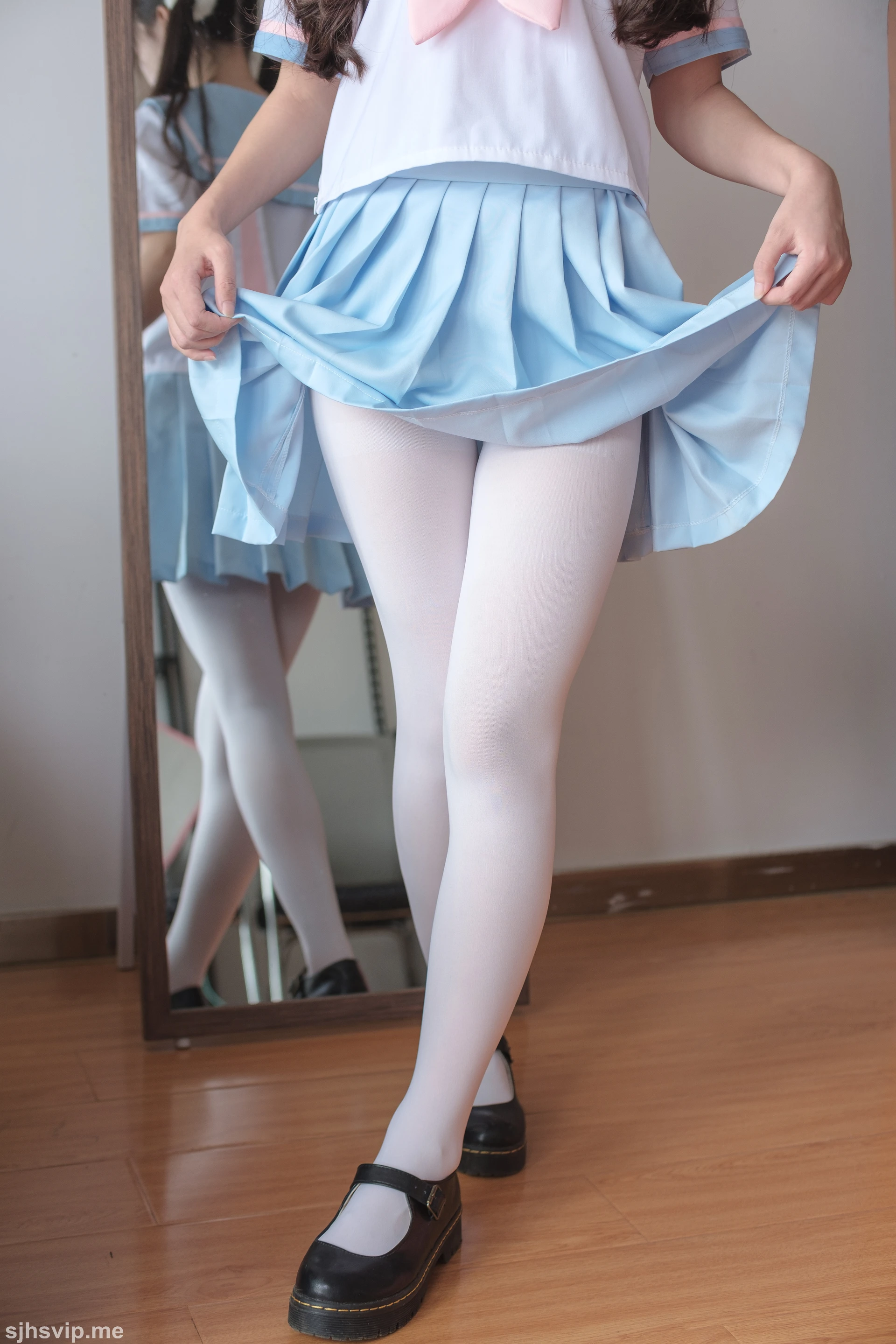 森萝财团 X-037 [75P1V-2.36G]可爱, 森萝财团, 水手服, 白丝
