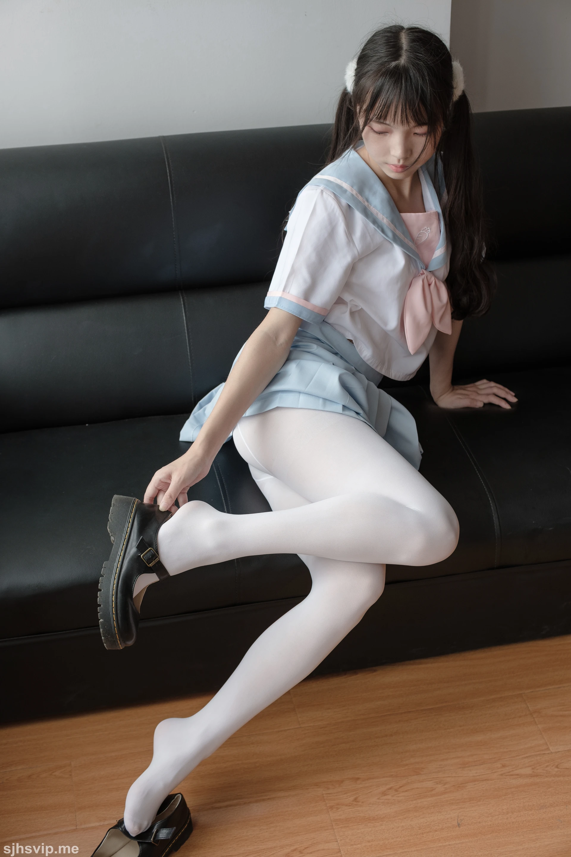 森萝财团 X-037 [75P1V-2.36G]可爱, 森萝财团, 水手服, 白丝