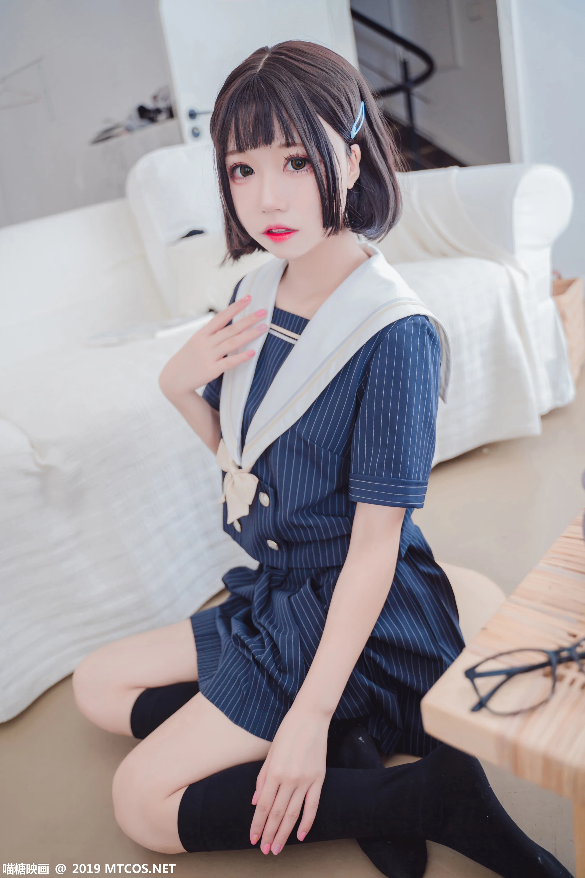 喵糖映画 VOL.013 [40P-431M]制服, 可爱, 喵糖映画, 黑丝
