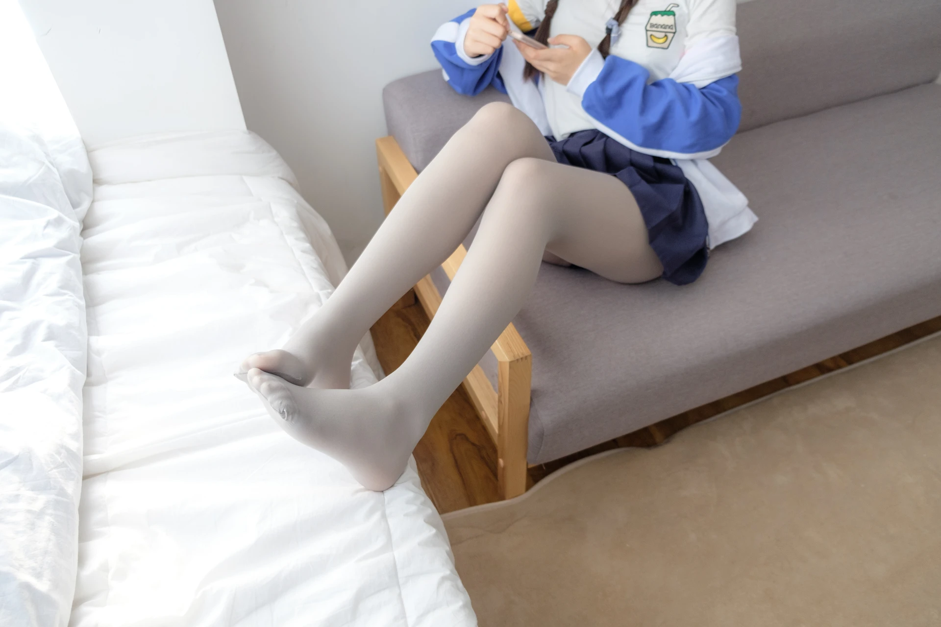 喵写真 VOL-015 [70P-502M]可爱, 喵写真, 学生装, 白丝, 美腿
