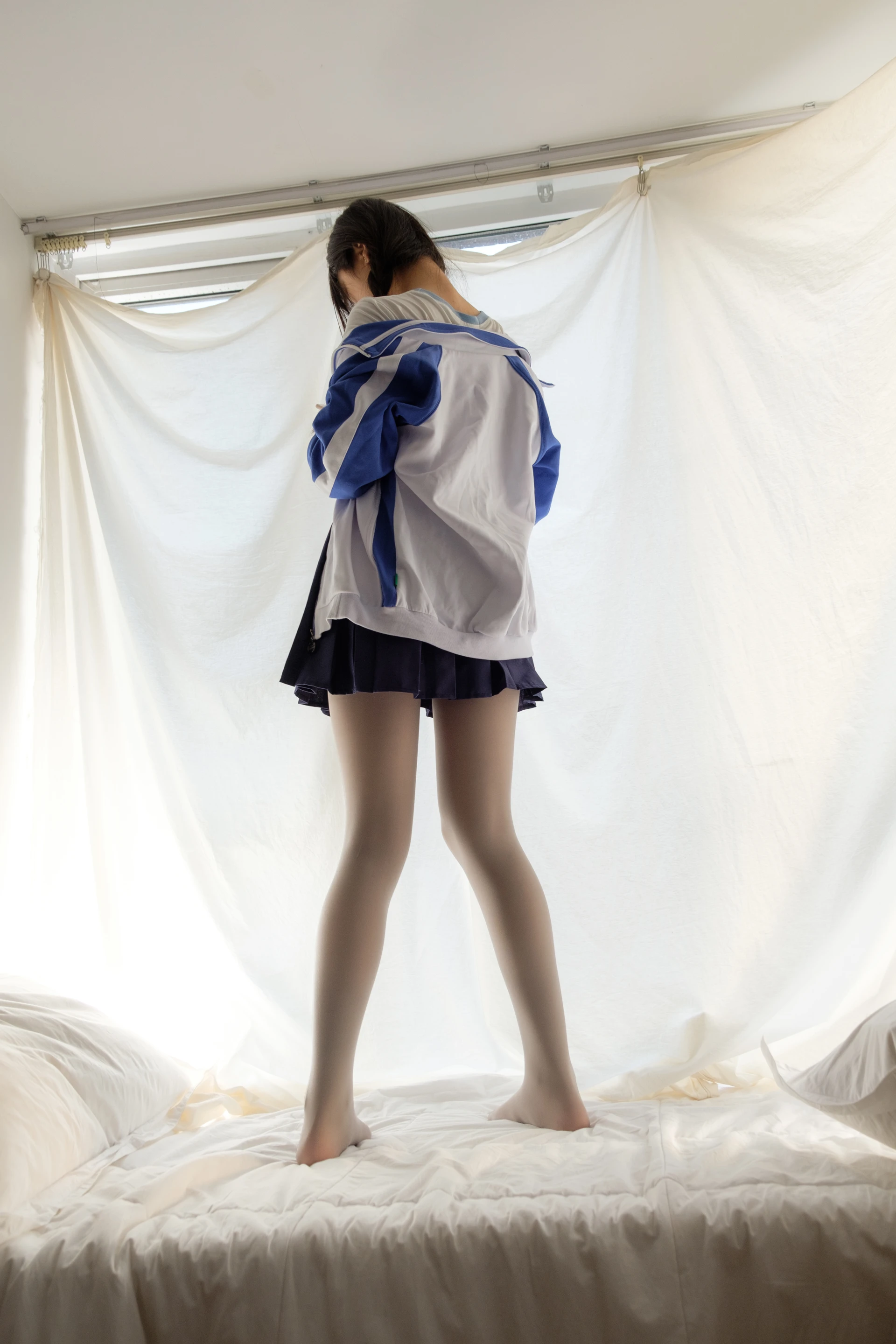 喵写真 VOL-015 [70P-502M]可爱, 喵写真, 学生装, 白丝, 美腿