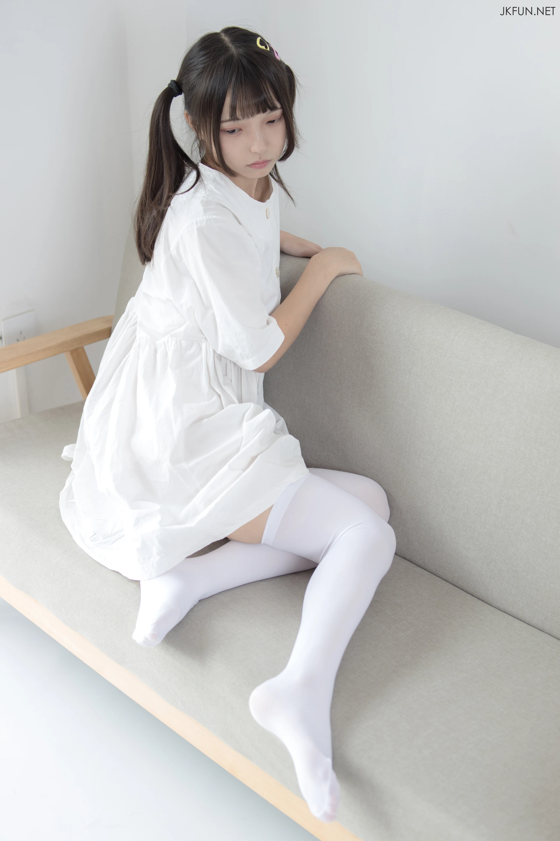 JKFUN-014 [91P1V-2.07G]JKFUN, 可爱, 森萝财团, 白丝, 美腿
