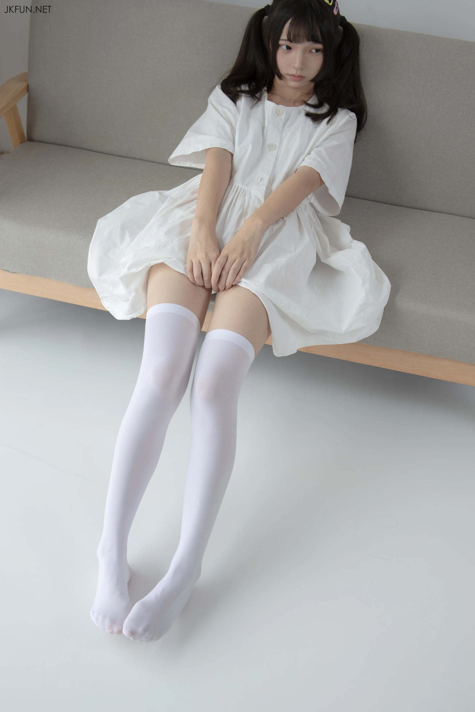 JKFUN-014 [91P1V-2.07G]JKFUN, 可爱, 森萝财团, 白丝, 美腿