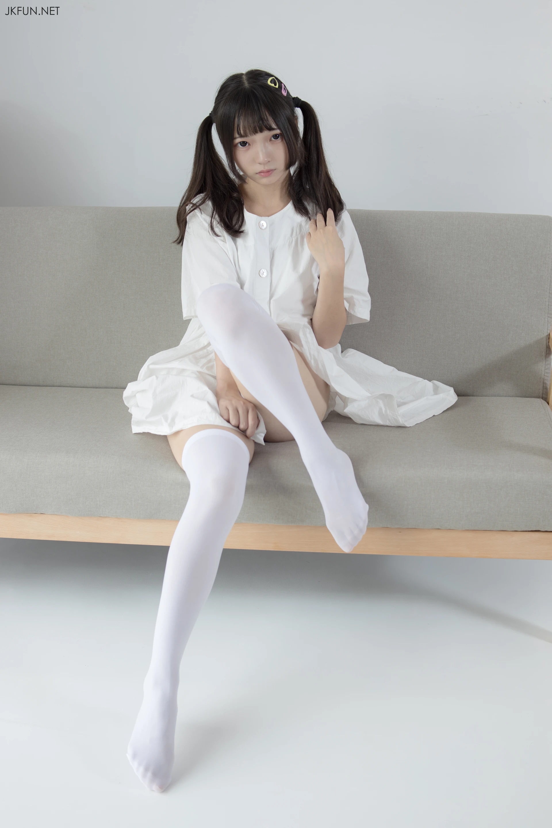 JKFUN-014 [91P1V-2.07G]JKFUN, 可爱, 森萝财团, 白丝, 美腿