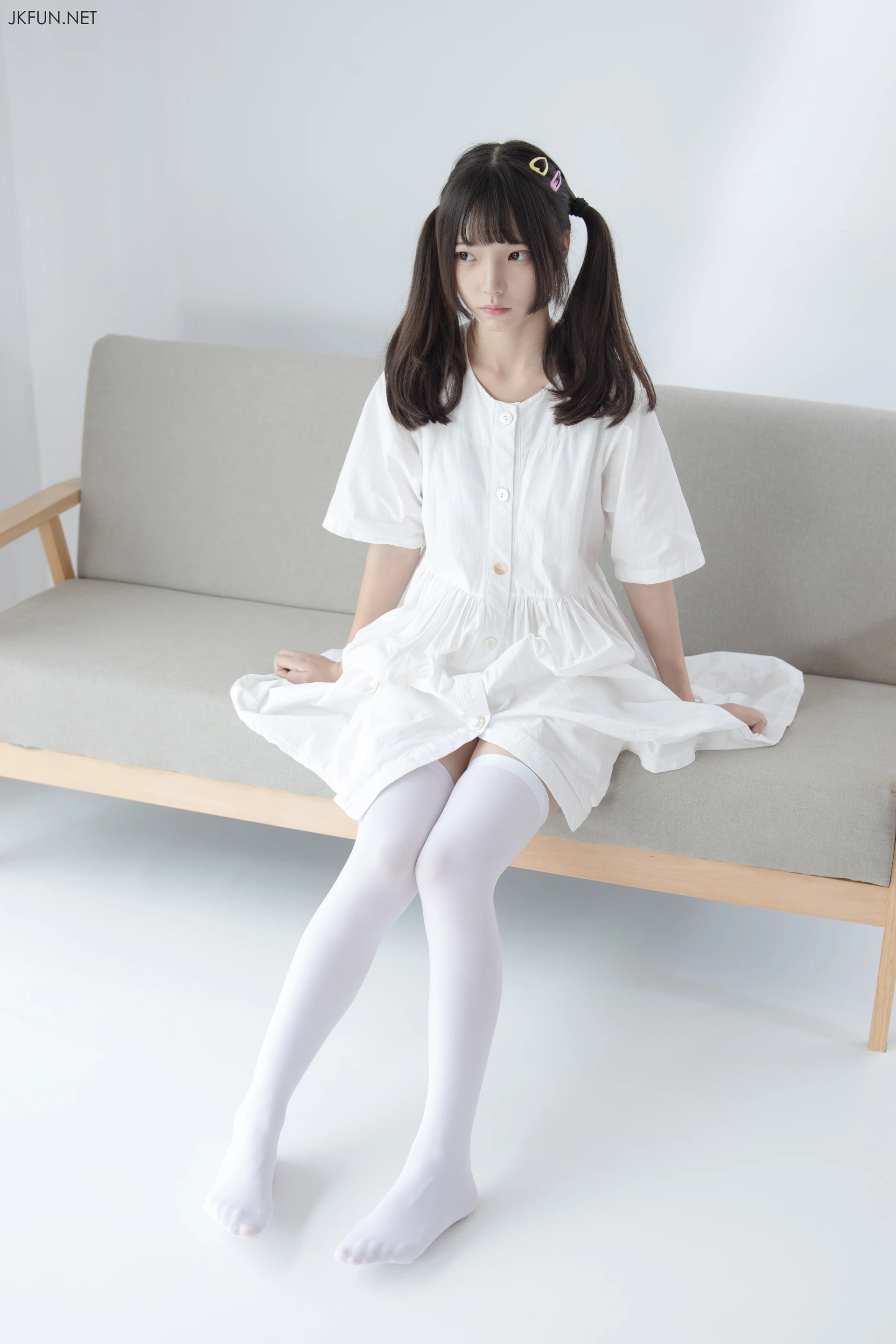 JKFUN-014 [91P1V-2.07G]JKFUN, 可爱, 森萝财团, 白丝, 美腿