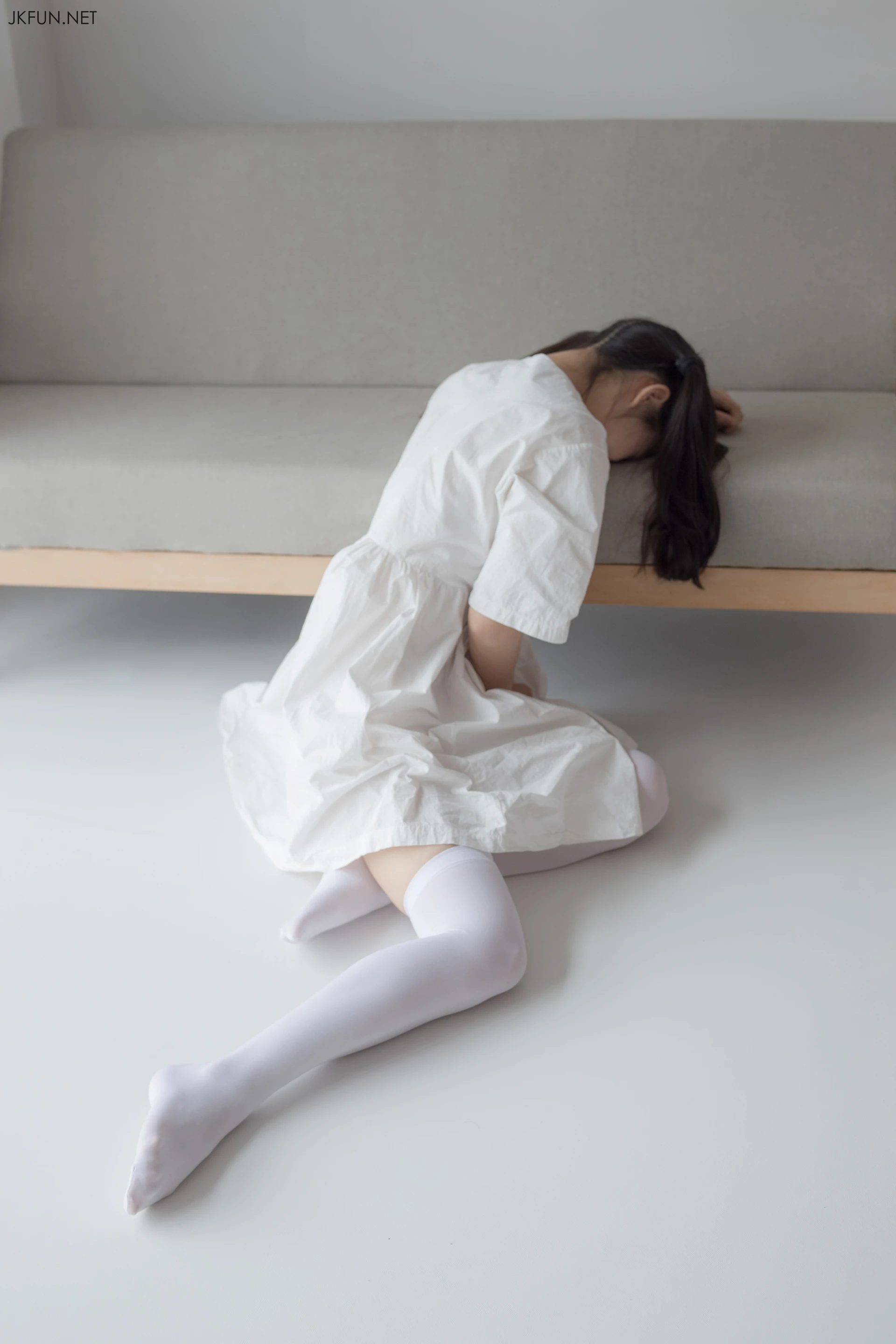 JKFUN-014 [91P1V-2.07G]JKFUN, 可爱, 森萝财团, 白丝, 美腿
