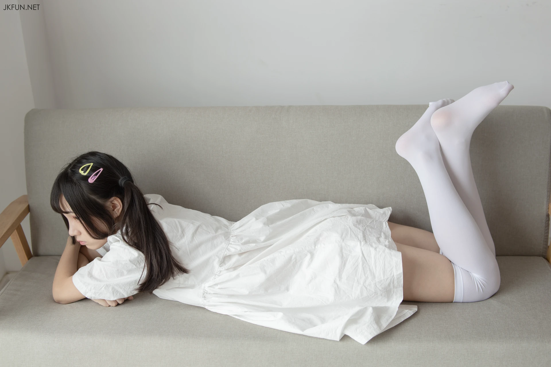 JKFUN-014 [91P1V-2.07G]JKFUN, 可爱, 森萝财团, 白丝, 美腿