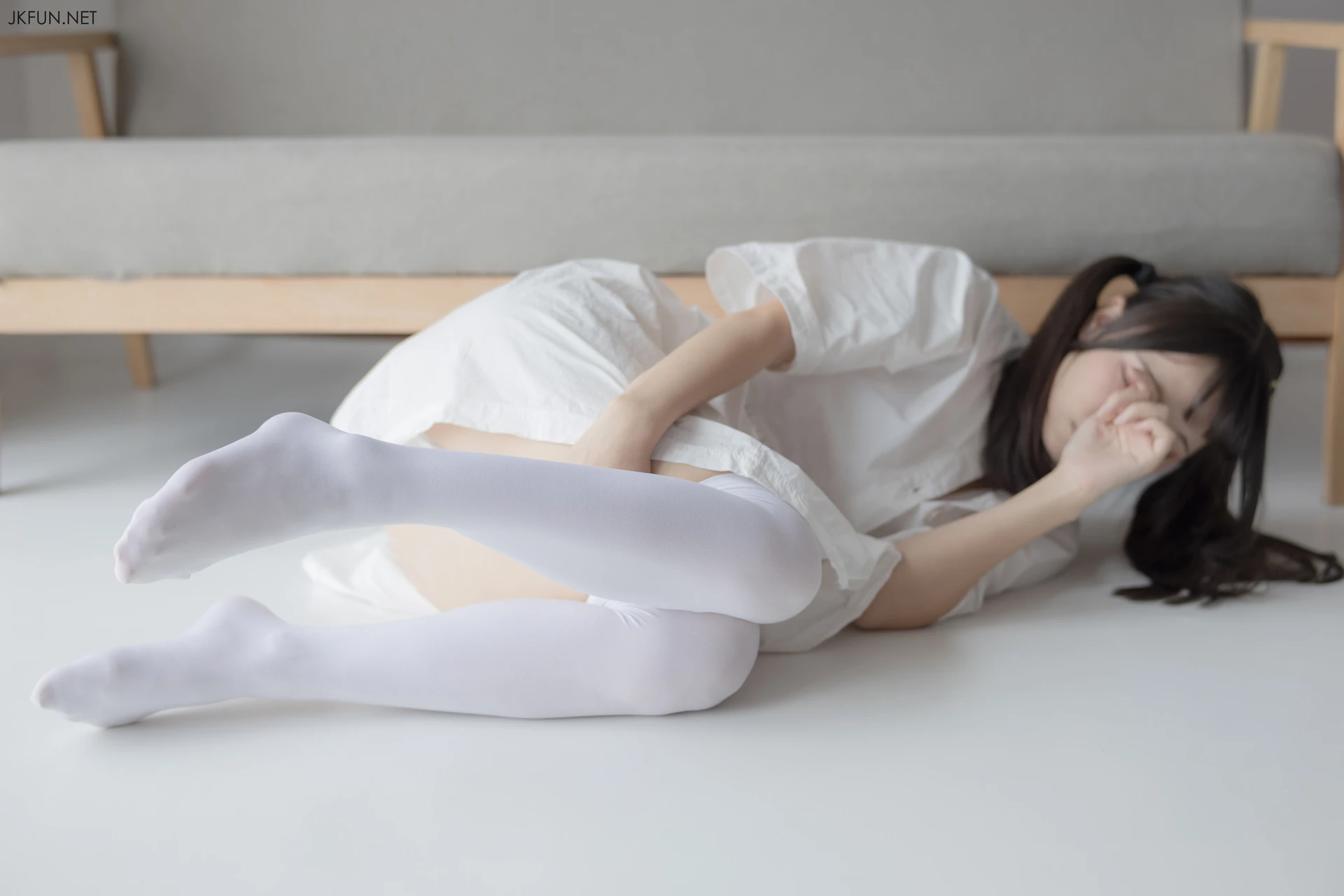 JKFUN-014 [91P1V-2.07G]JKFUN, 可爱, 森萝财团, 白丝, 美腿