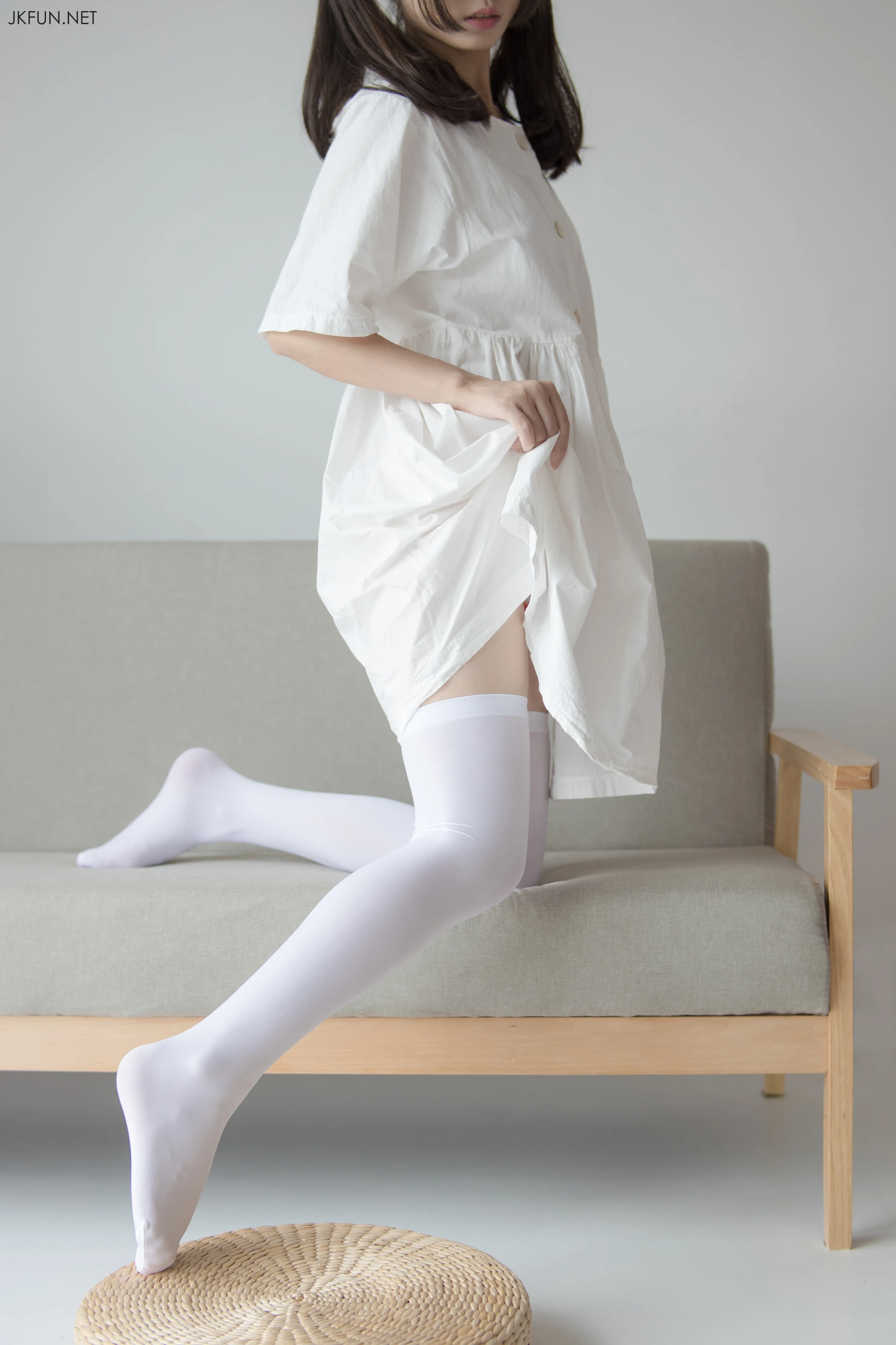 JKFUN-014 [91P1V-2.07G]JKFUN, 可爱, 森萝财团, 白丝, 美腿
