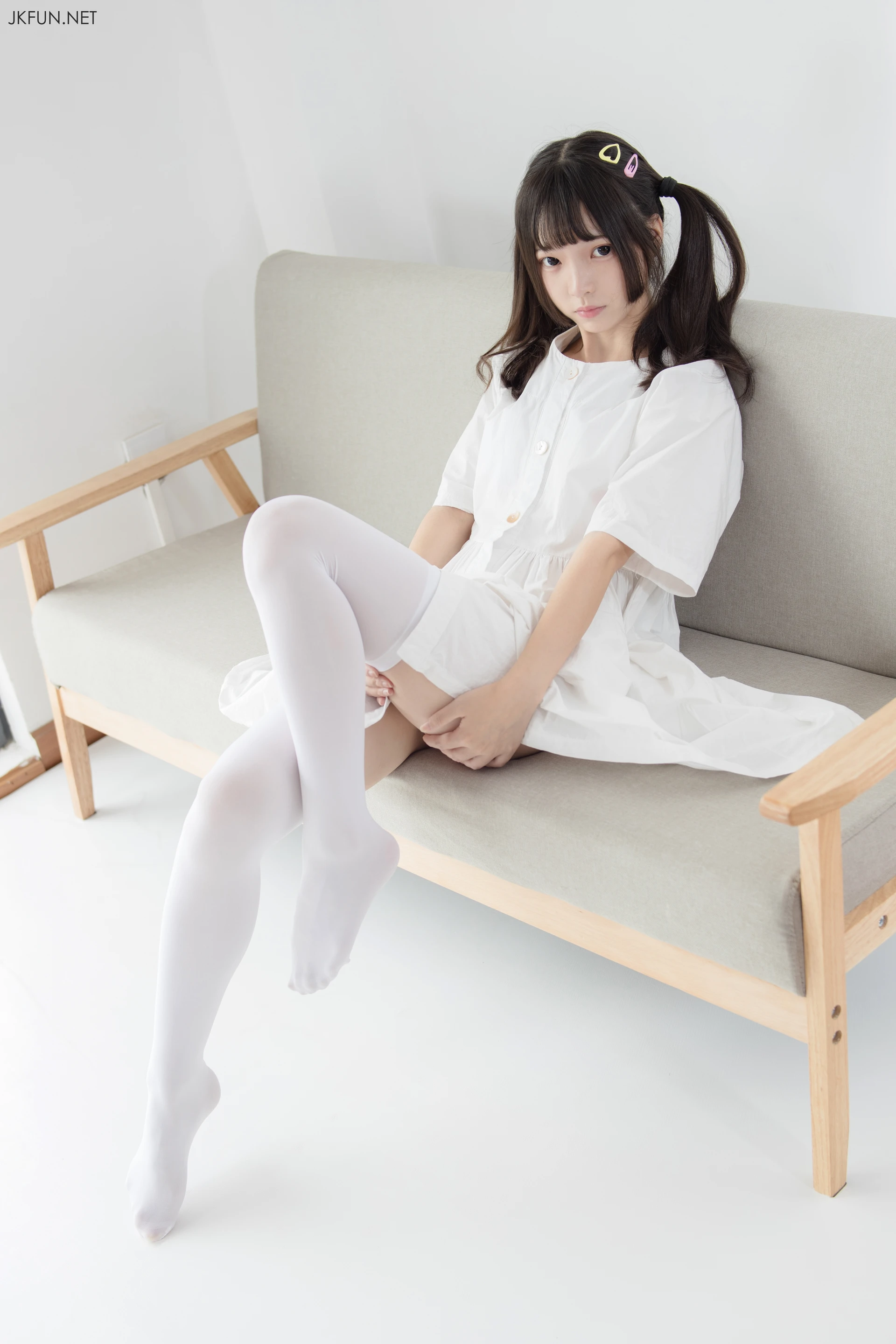 JKFUN-014 [91P1V-2.07G]JKFUN, 可爱, 森萝财团, 白丝, 美腿
