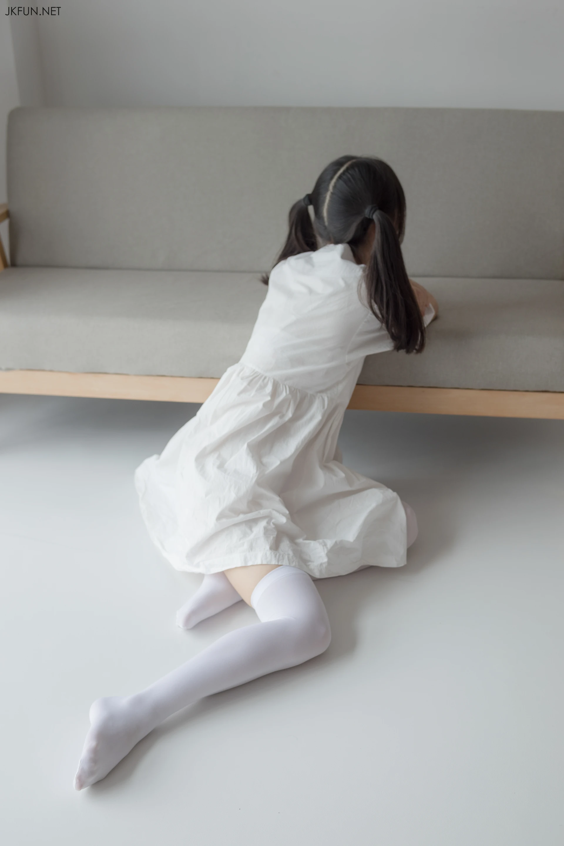 JKFUN-014 [91P1V-2.07G]JKFUN, 可爱, 森萝财团, 白丝, 美腿