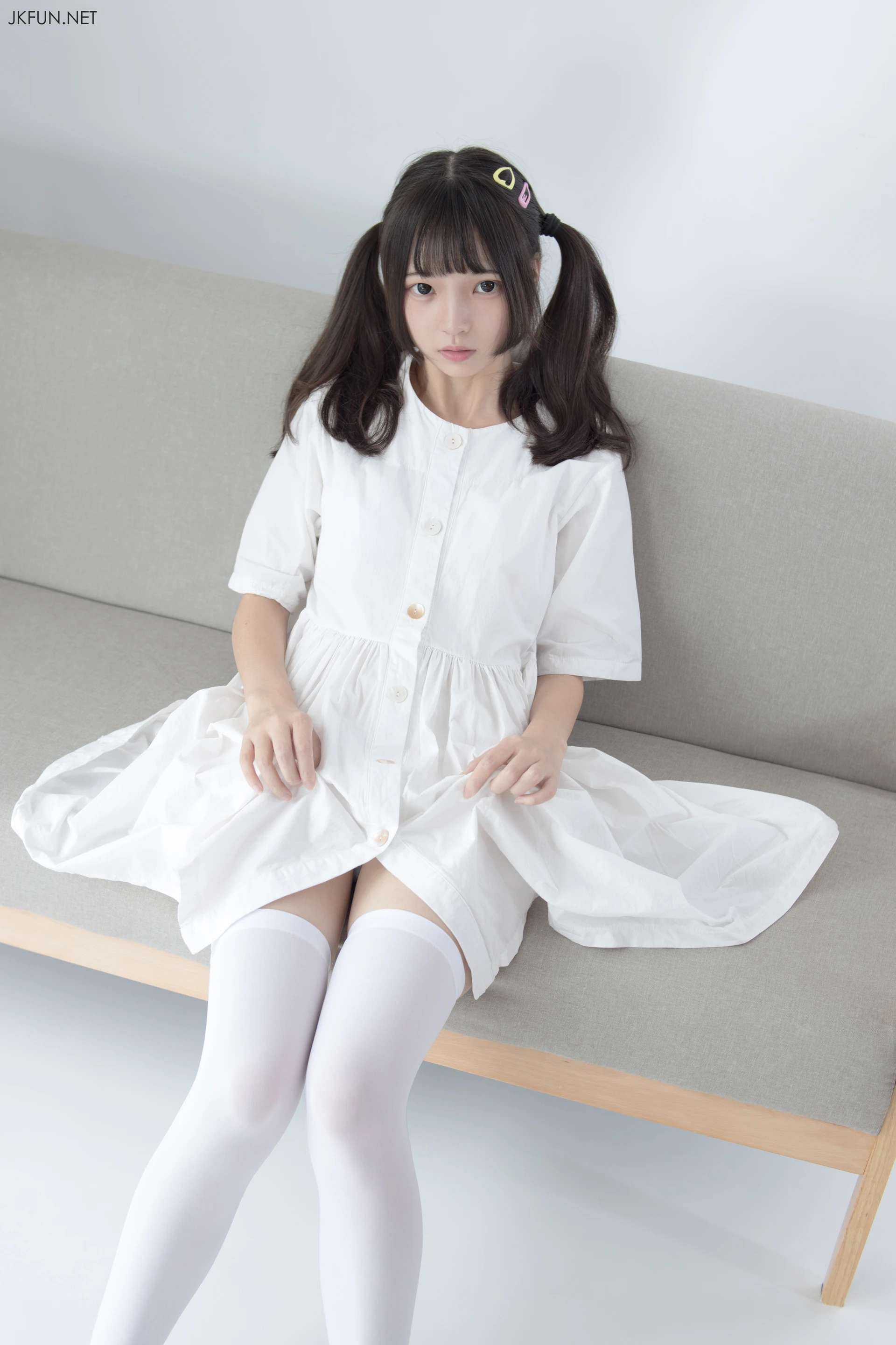 JKFUN-014 [91P1V-2.07G]JKFUN, 可爱, 森萝财团, 白丝, 美腿