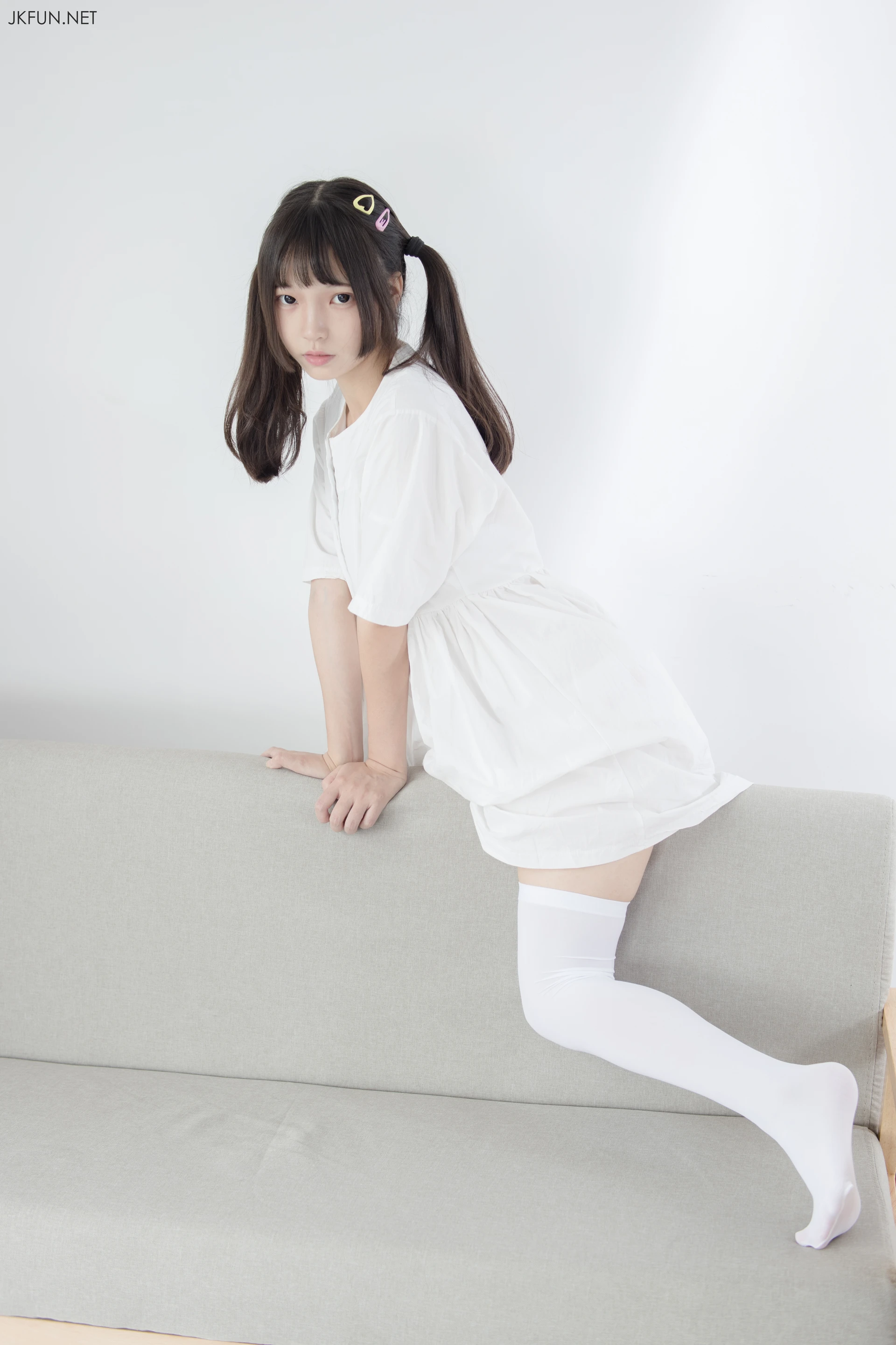 JKFUN-014 [91P1V-2.07G]JKFUN, 可爱, 森萝财团, 白丝, 美腿