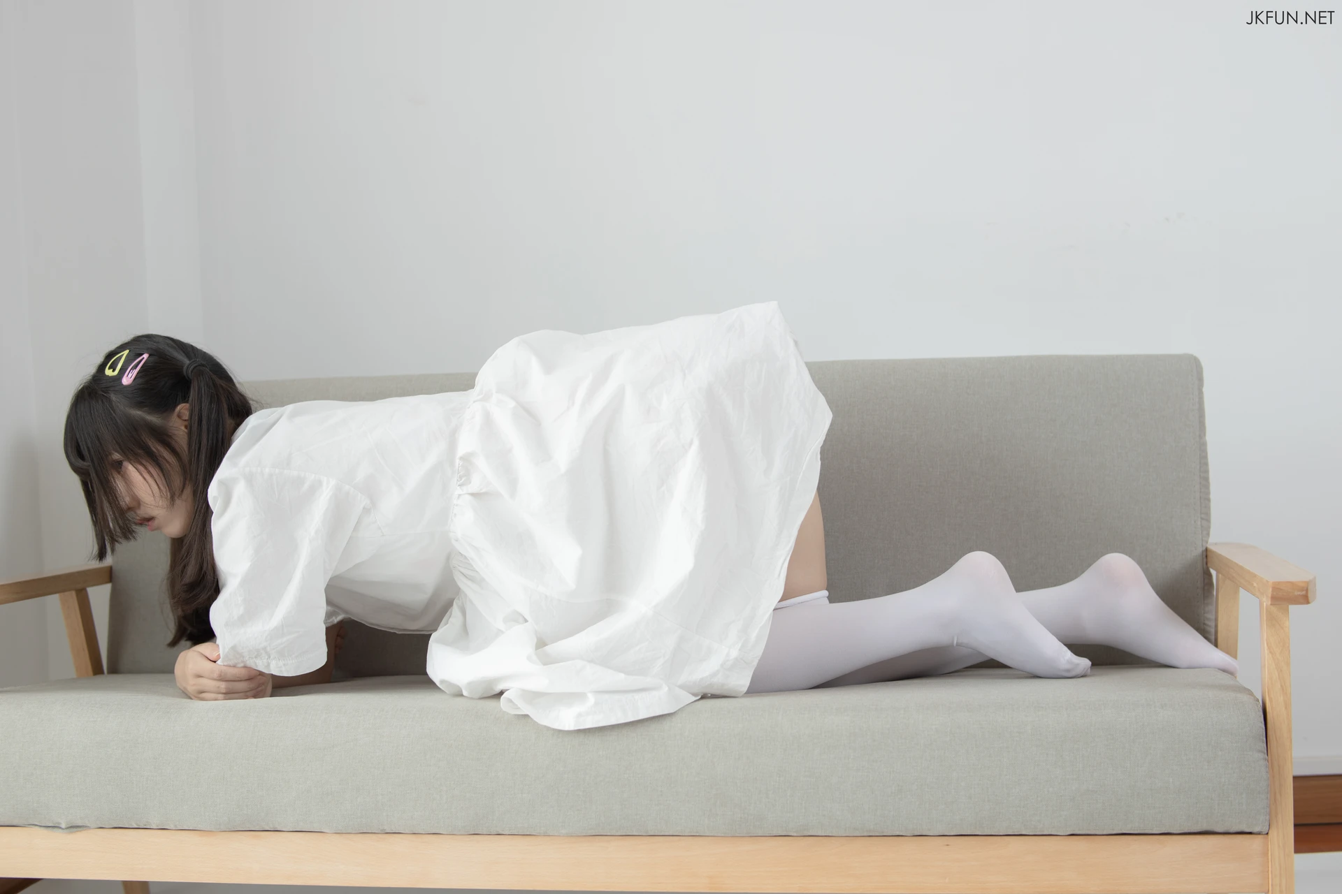JKFUN-014 [91P1V-2.07G]JKFUN, 可爱, 森萝财团, 白丝, 美腿