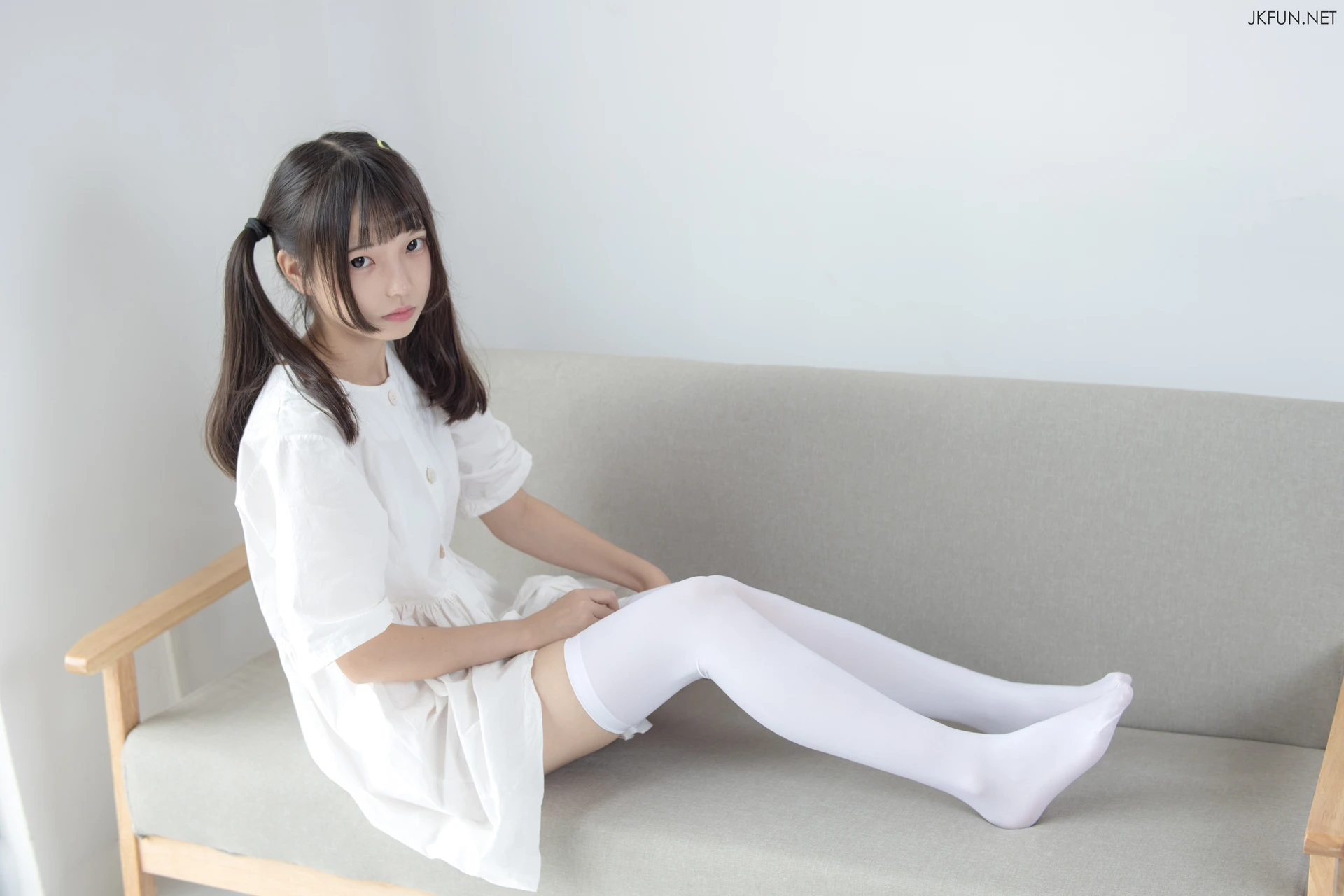 JKFUN-014 [91P1V-2.07G]JKFUN, 可爱, 森萝财团, 白丝, 美腿