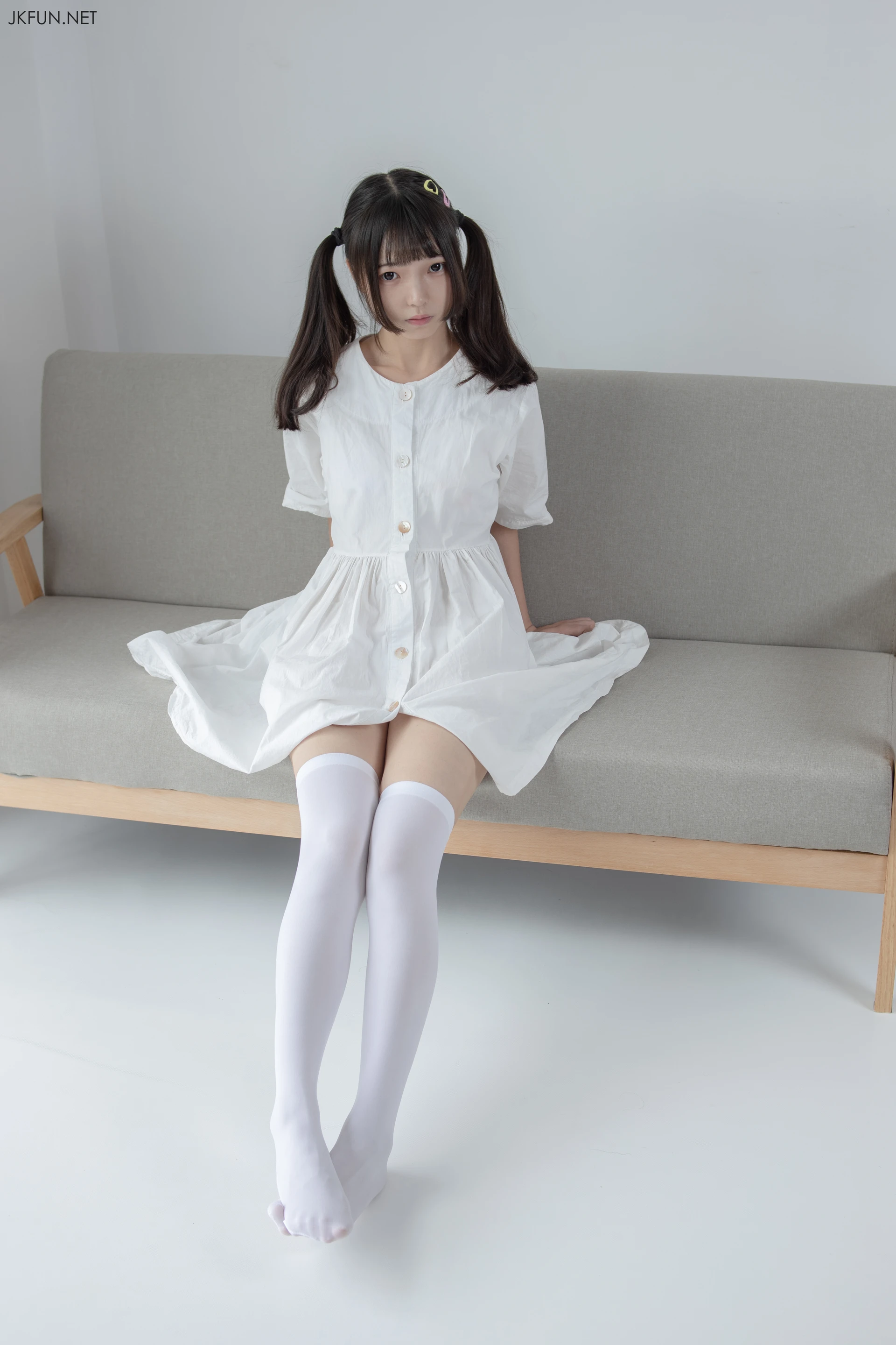 JKFUN-014 [91P1V-2.07G]JKFUN, 可爱, 森萝财团, 白丝, 美腿