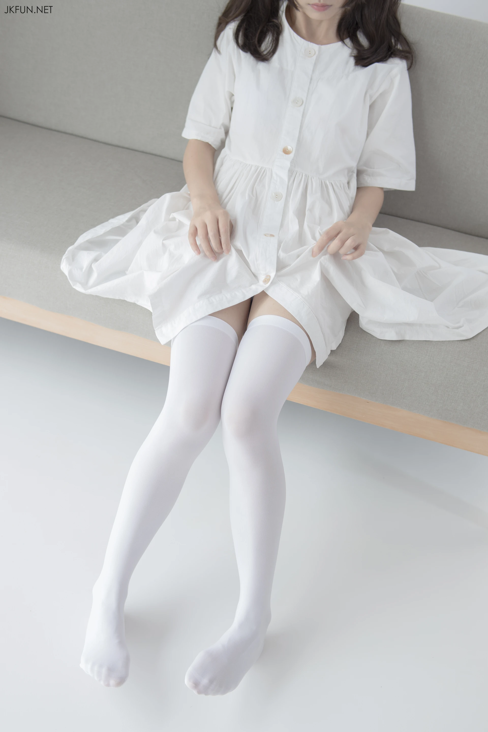 JKFUN-014 [91P1V-2.07G]JKFUN, 可爱, 森萝财团, 白丝, 美腿