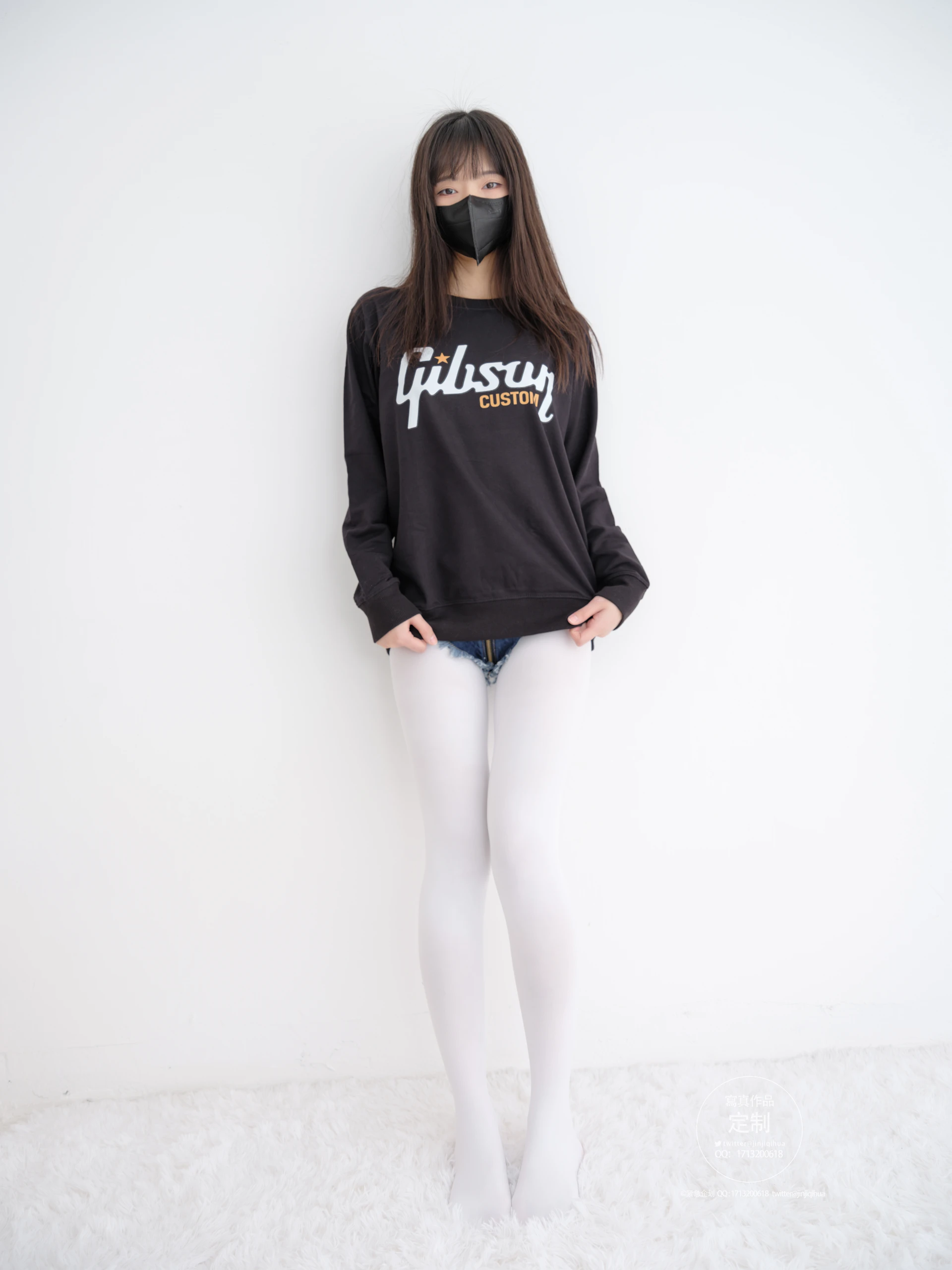 紧急企划 EX.001 [79P1V-2.79GB] 见希w 白丝牛仔裤牛仔裤, 白丝, 紧急企划, 美腿, 美足, 见希w