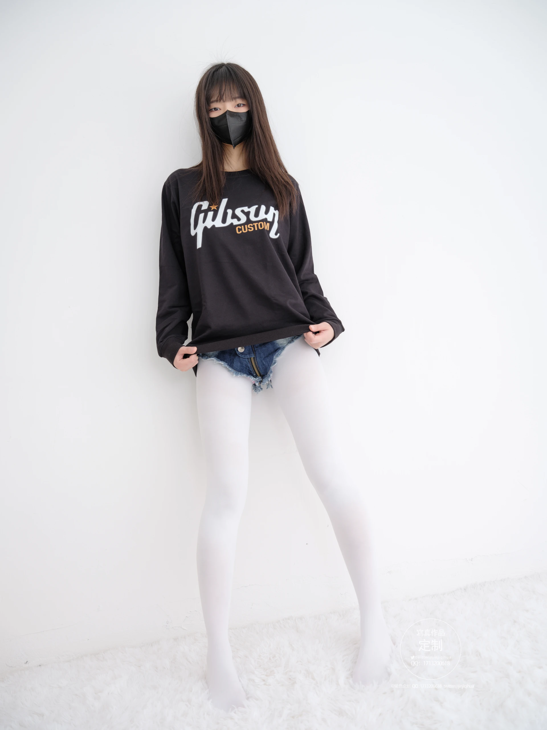 紧急企划 EX.001 [79P1V-2.79GB] 见希w 白丝牛仔裤牛仔裤, 白丝, 紧急企划, 美腿, 美足, 见希w