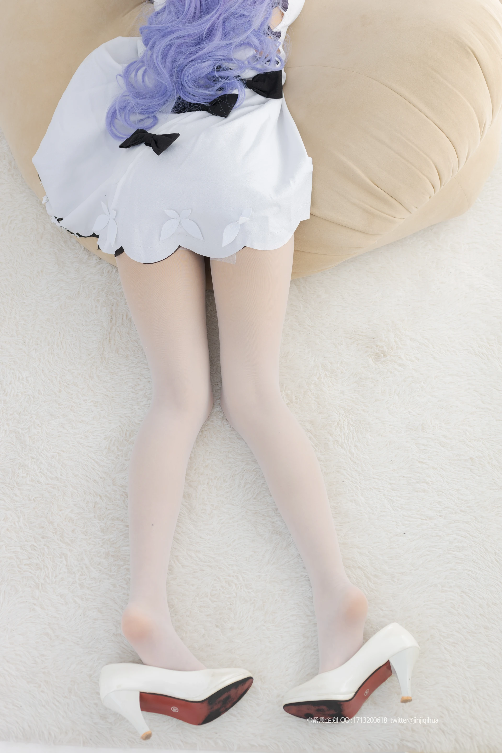 紧急企划 VOL.009 [88P1V-1.38G] 一只喵喵梓COS, 一只喵喵梓, 独角兽, 白丝, 紧急企划, 美腿, 美足