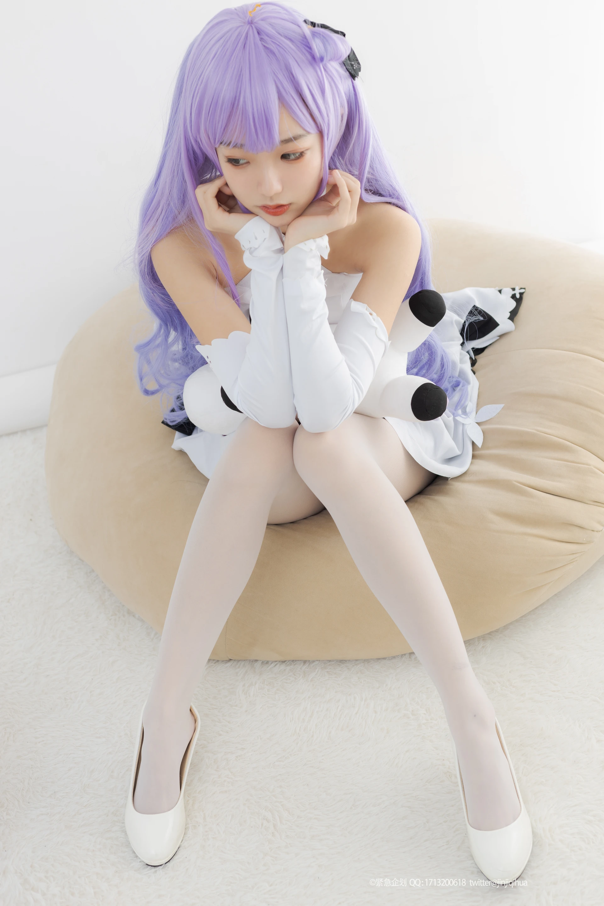 紧急企划 VOL.009 [88P1V-1.38G] 一只喵喵梓COS, 一只喵喵梓, 独角兽, 白丝, 紧急企划, 美腿, 美足