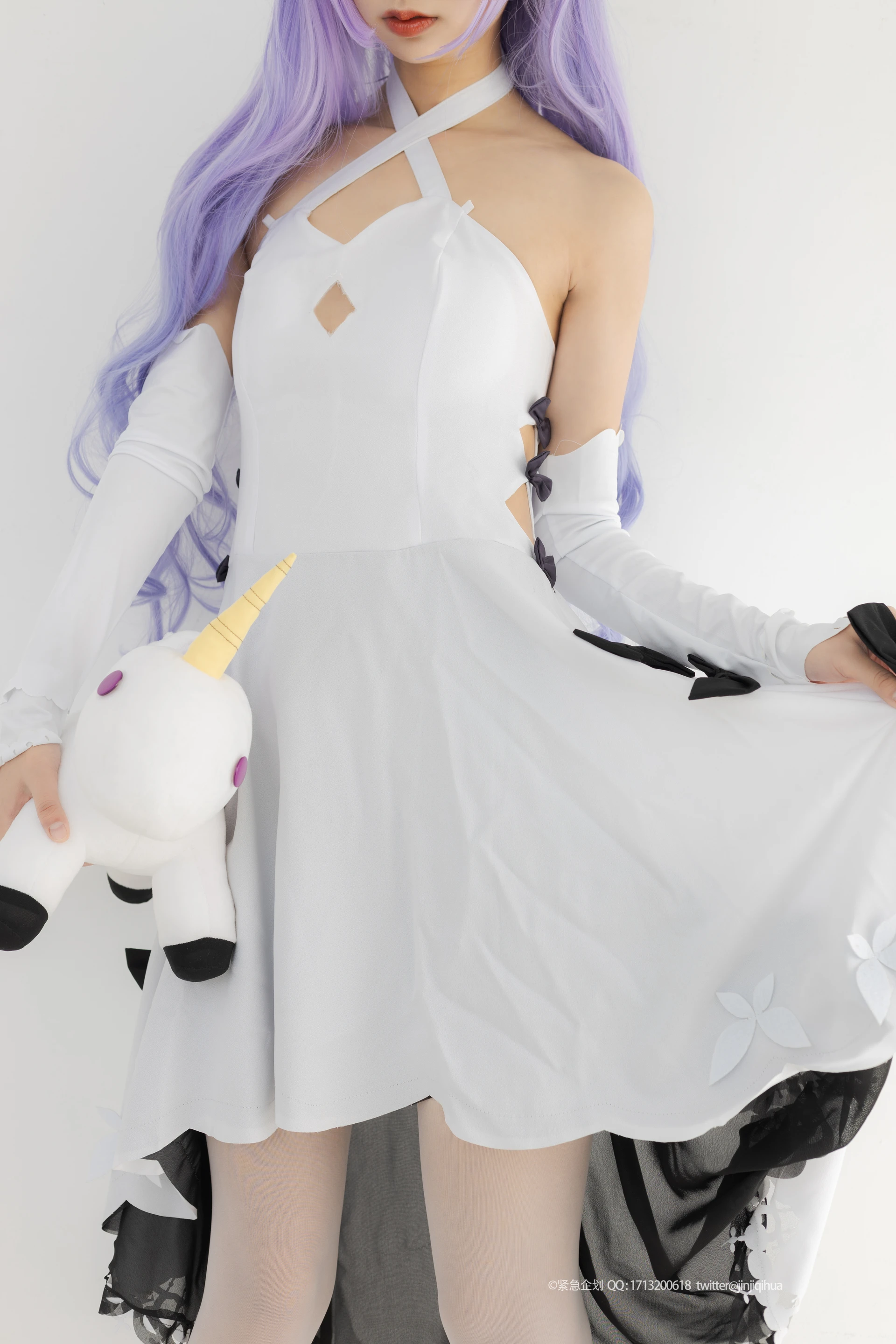 紧急企划 VOL.009 [88P1V-1.38G] 一只喵喵梓COS, 一只喵喵梓, 独角兽, 白丝, 紧急企划, 美腿, 美足