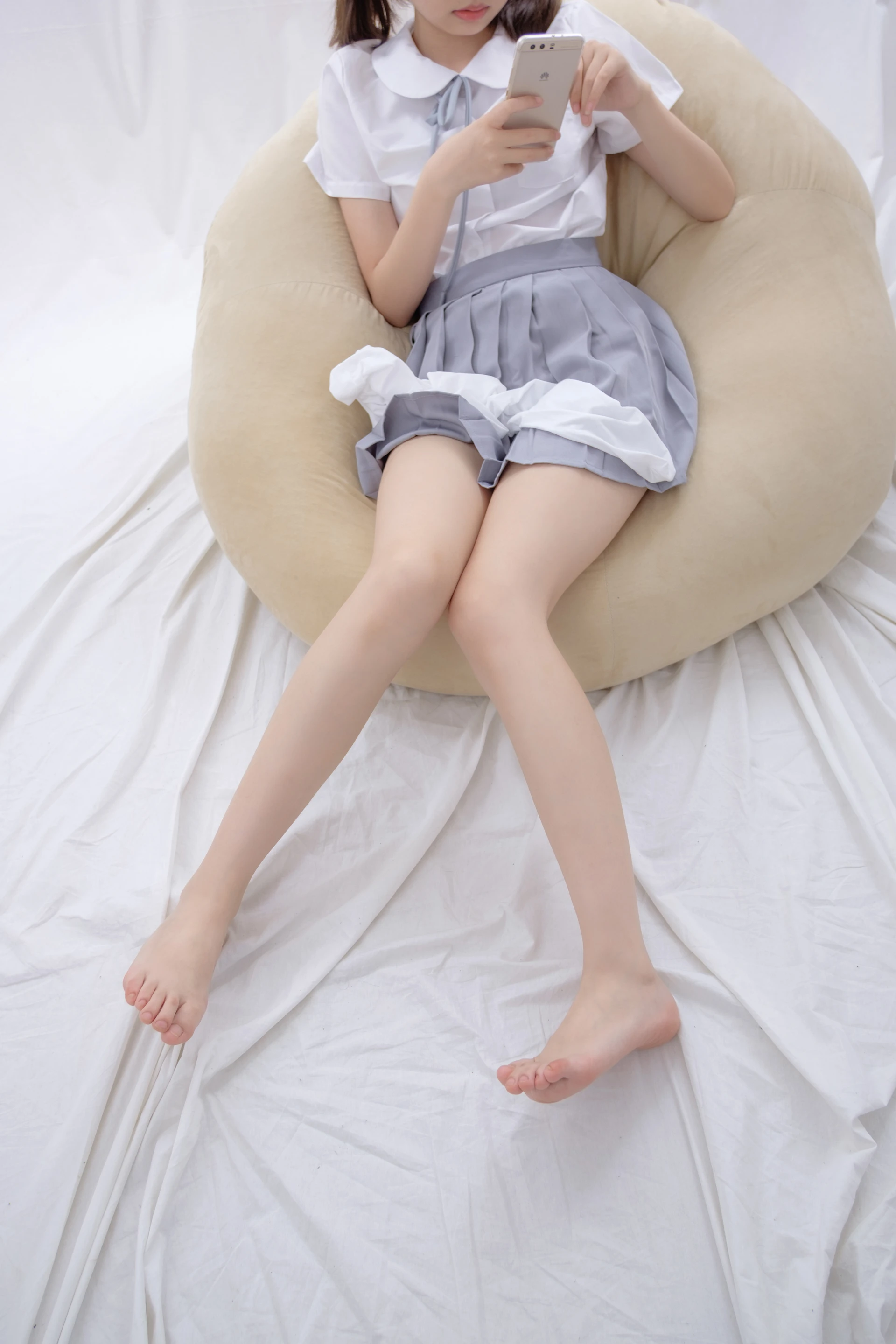 森萝财团 R15-025 [75P-314M]学生装, 森萝财团, 白丝, 美腿